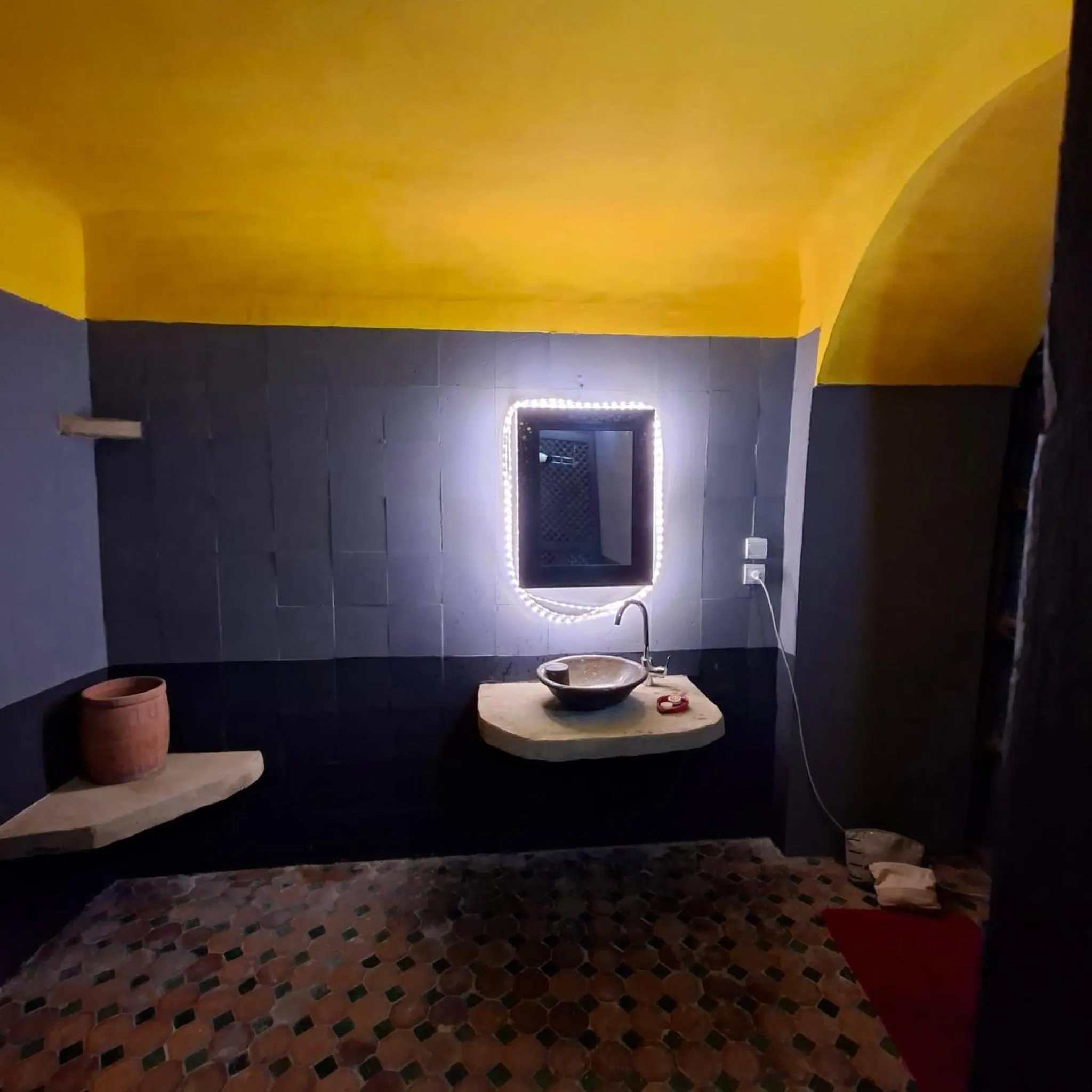 Bathroom in Riad Menthe Et Citron