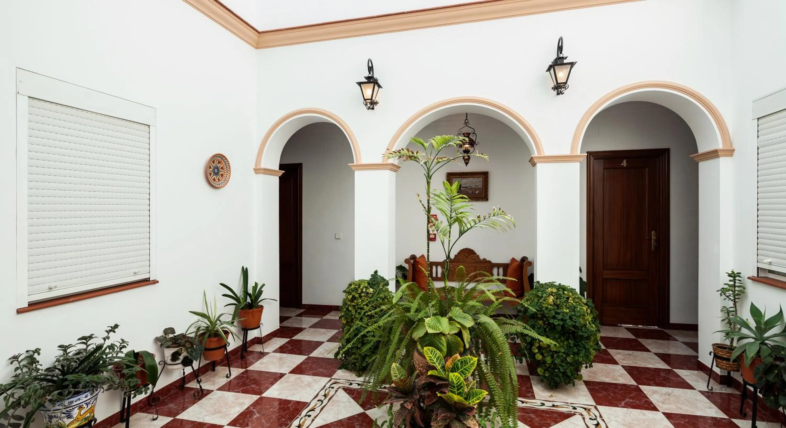 Patio in Hotel El Molino