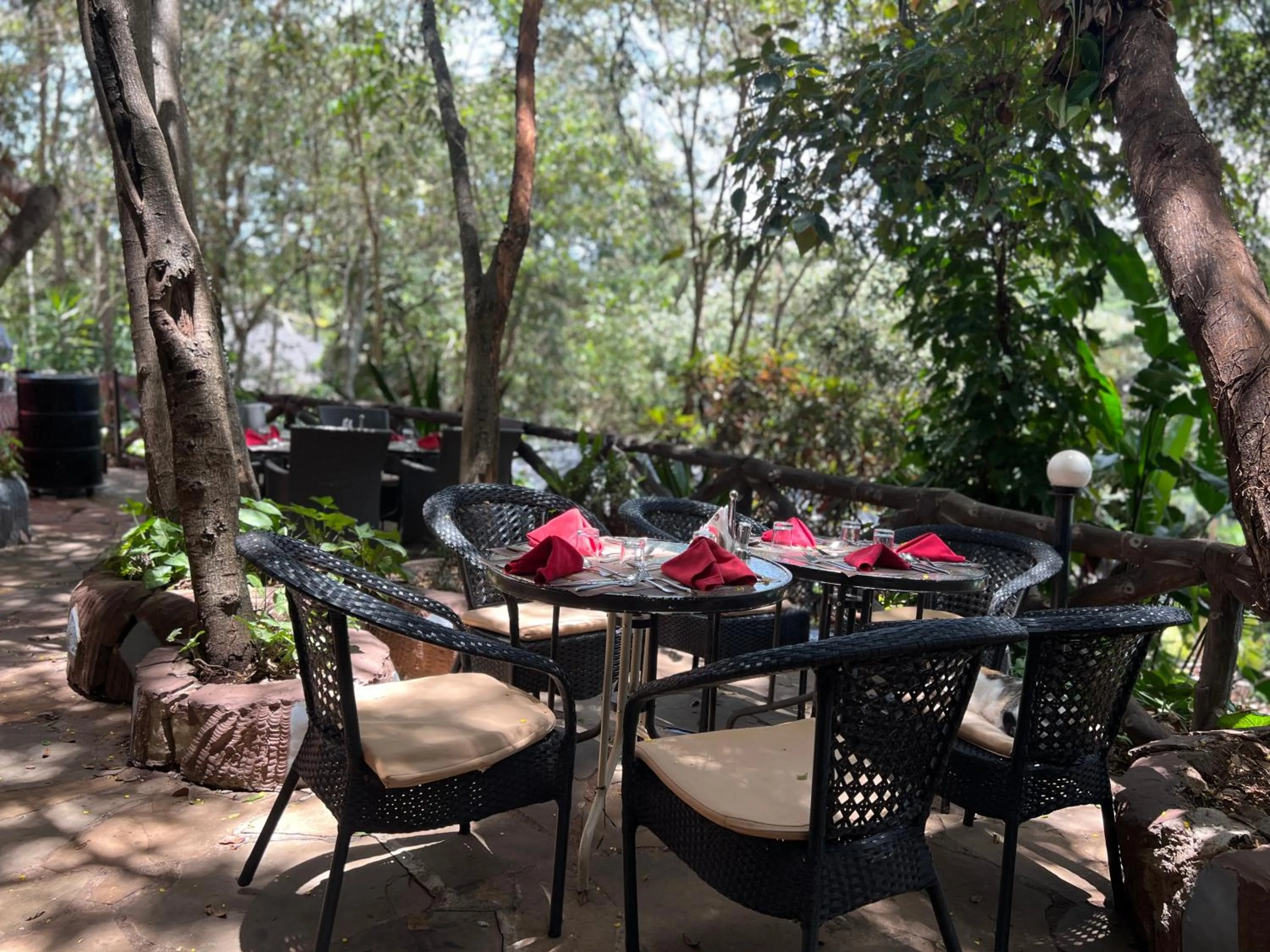 Seating area in Nokras Riverine Hotel & Spa