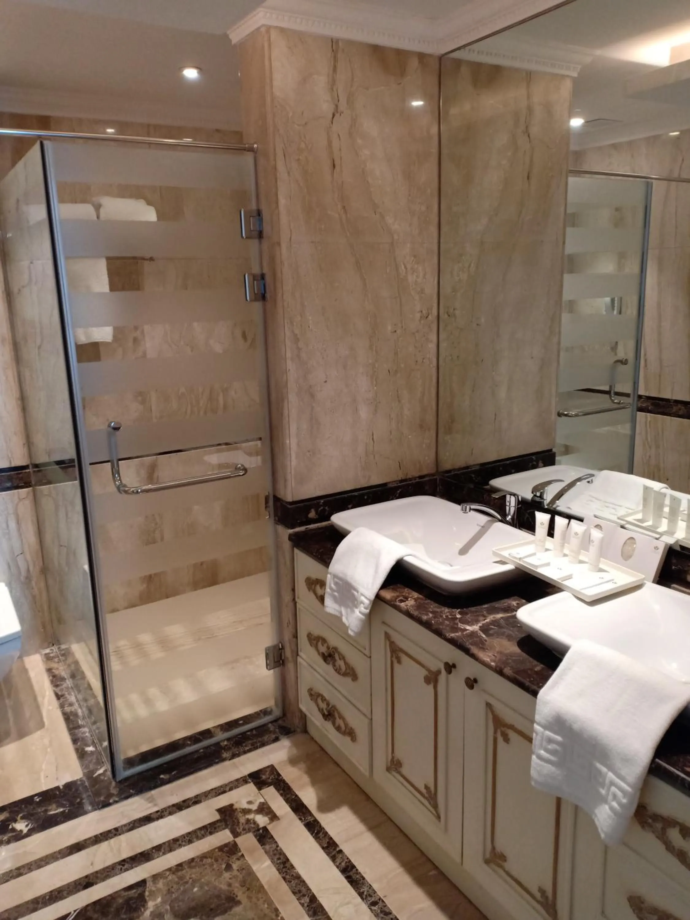 Bathroom in Tolip Golden Plaza