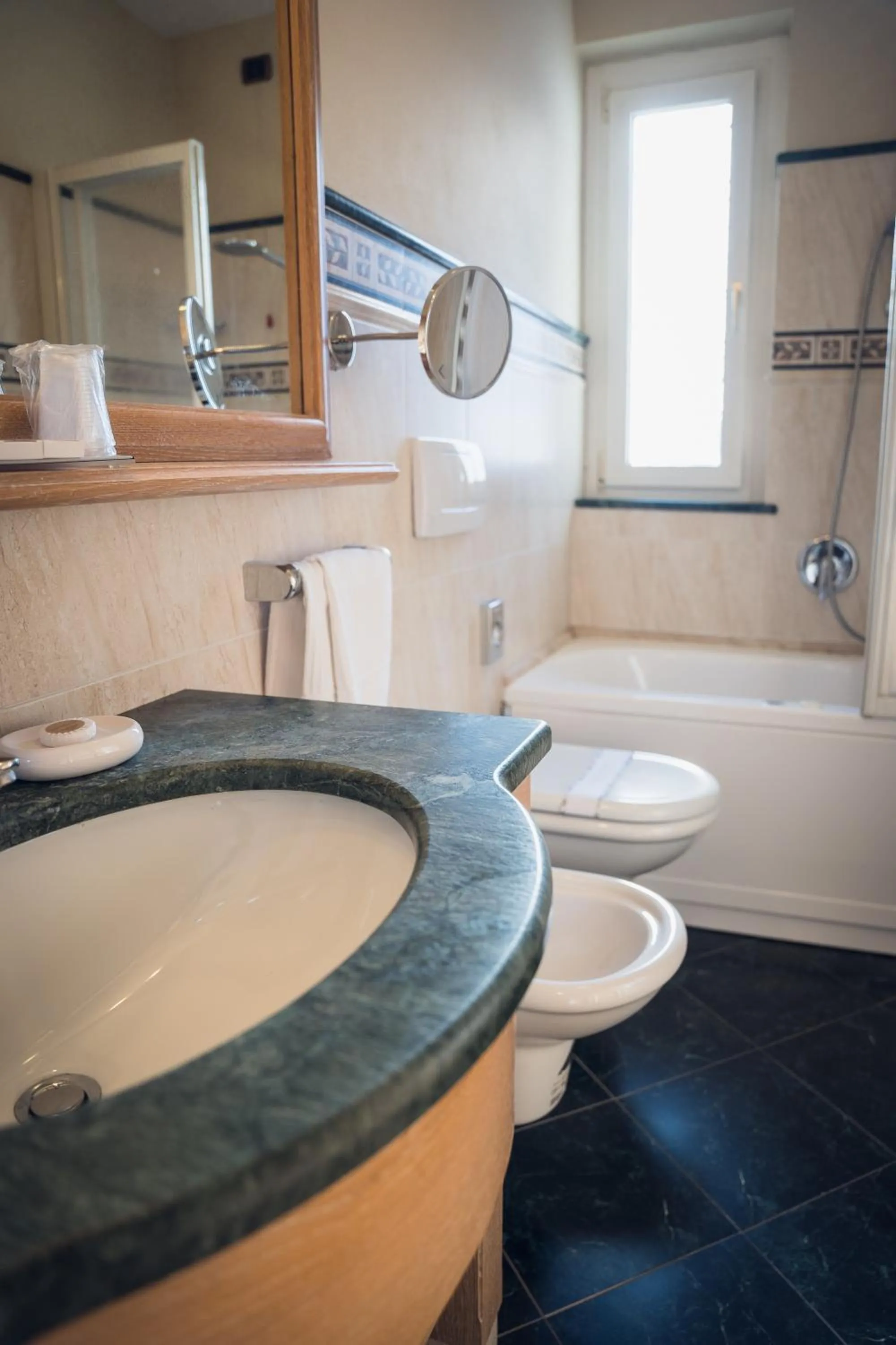 Toilet in Hotel Alle Alpi