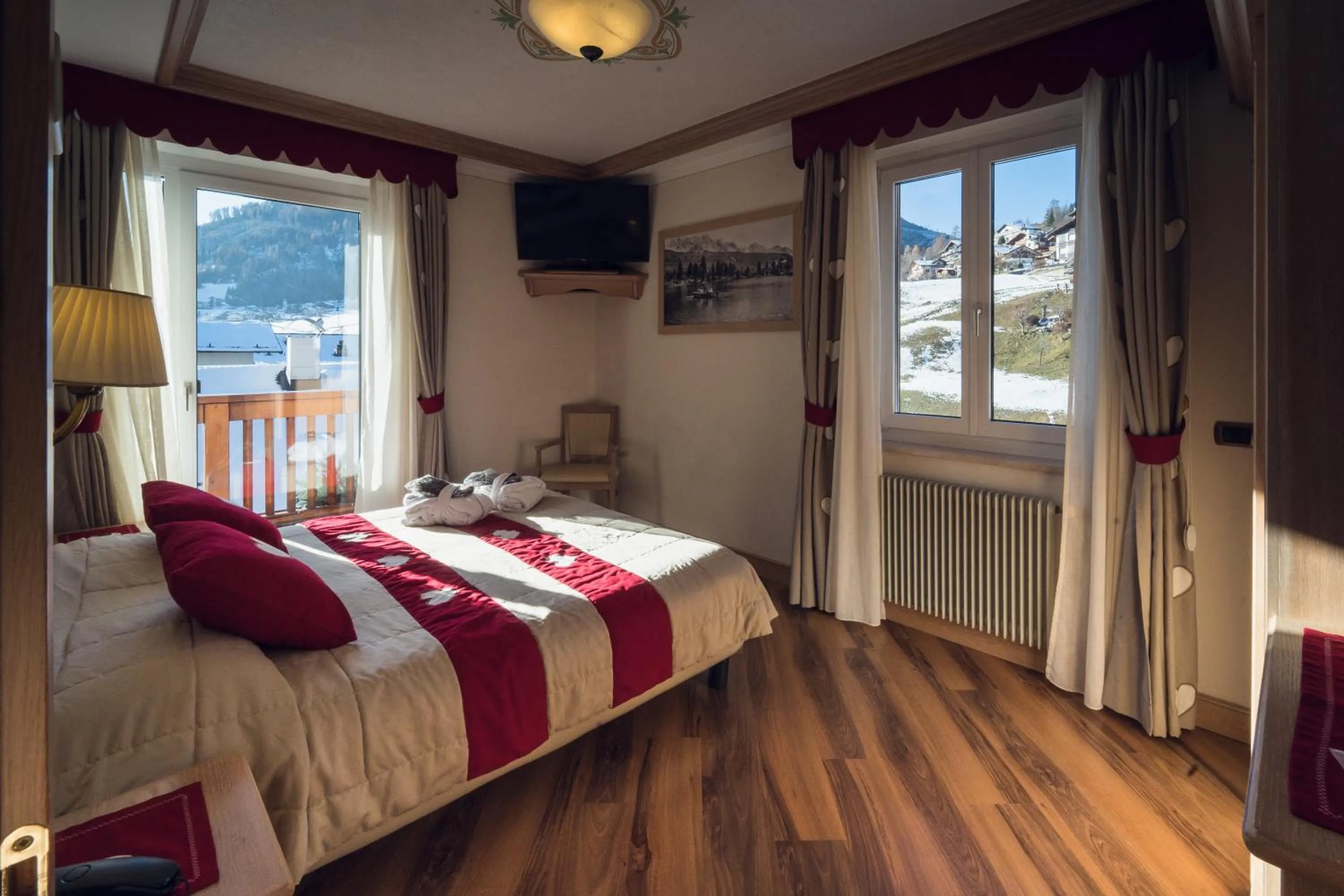 Bed in Hotel Alle Alpi