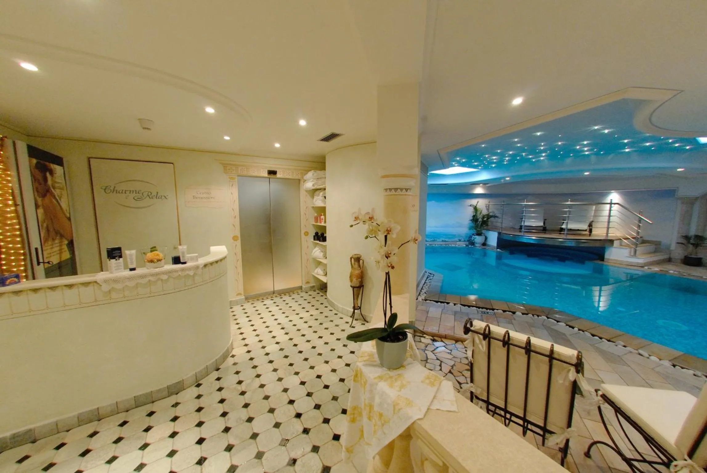 Spa and wellness centre/facilities in Hotel Alle Alpi