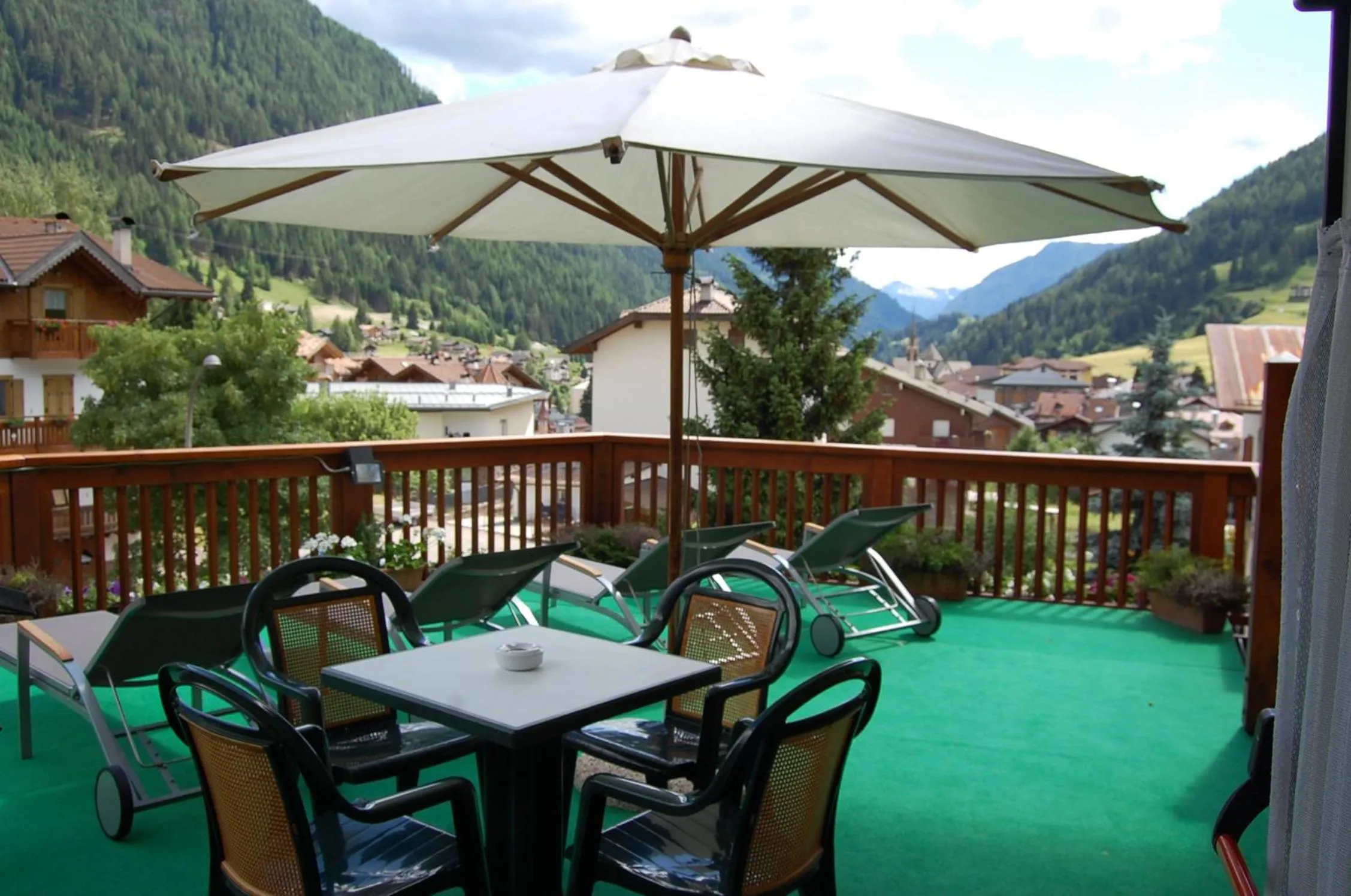Balcony/Terrace in Hotel Alle Alpi