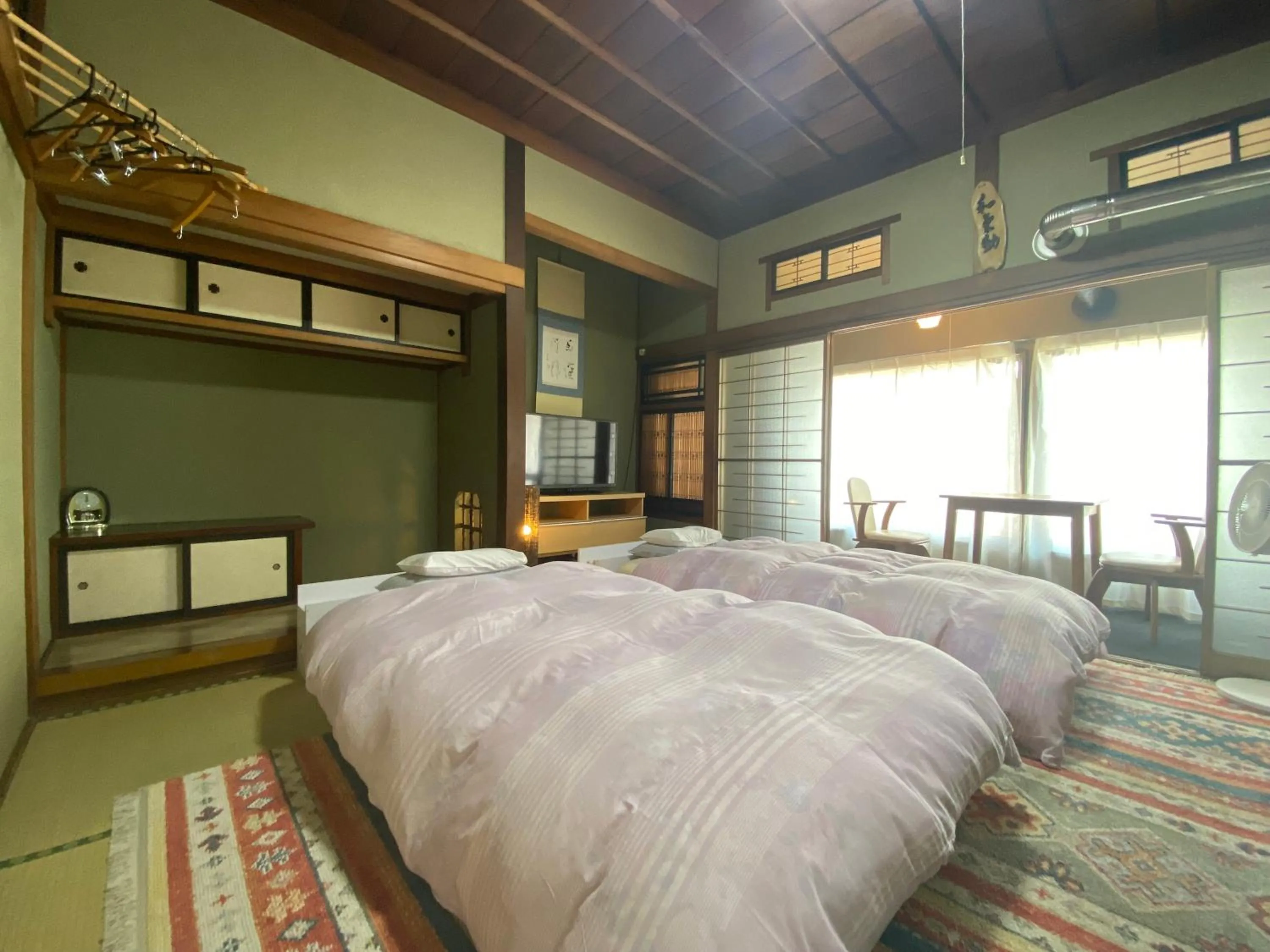 Bed in Ryokan Sansui