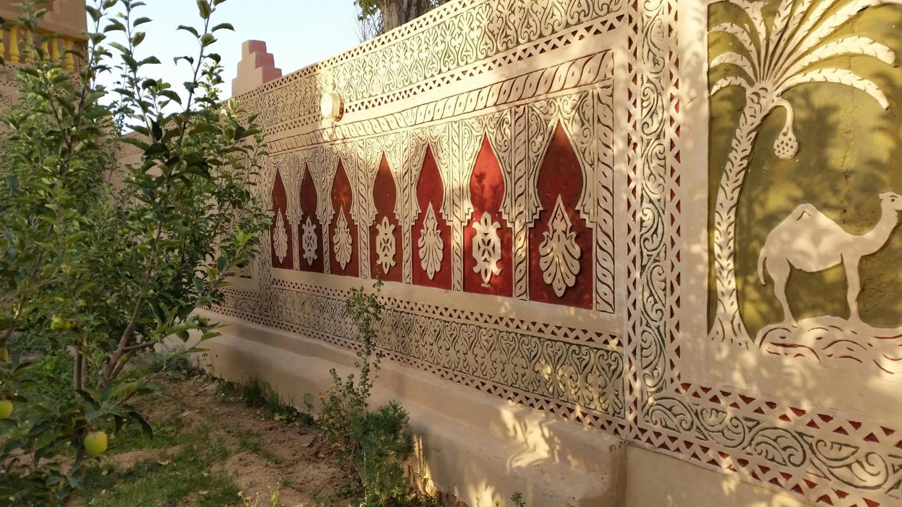 Decorative detail in Riad Villa Midelt