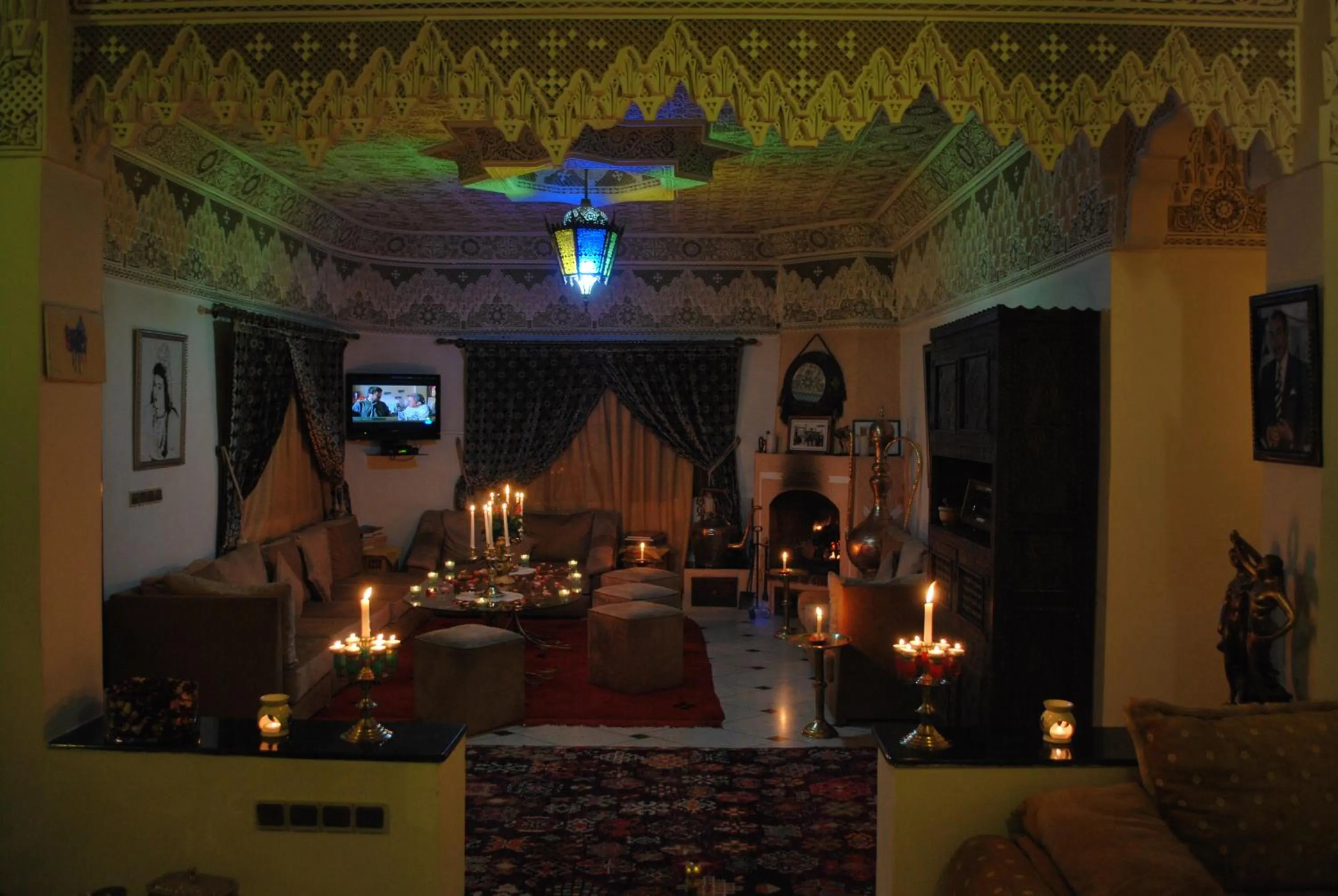 Lounge or bar in Riad Villa Midelt