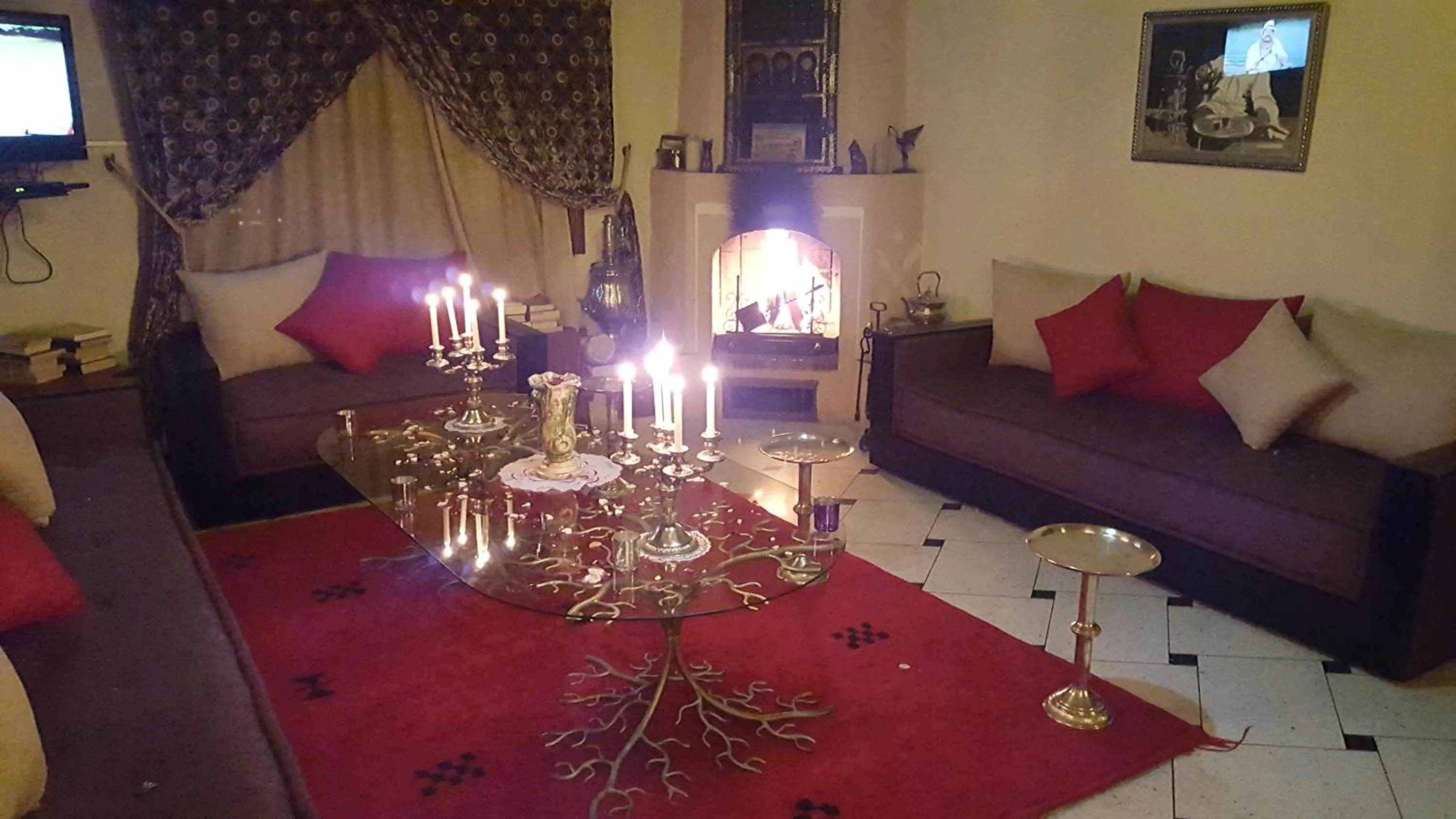 Living room in Riad Villa Midelt