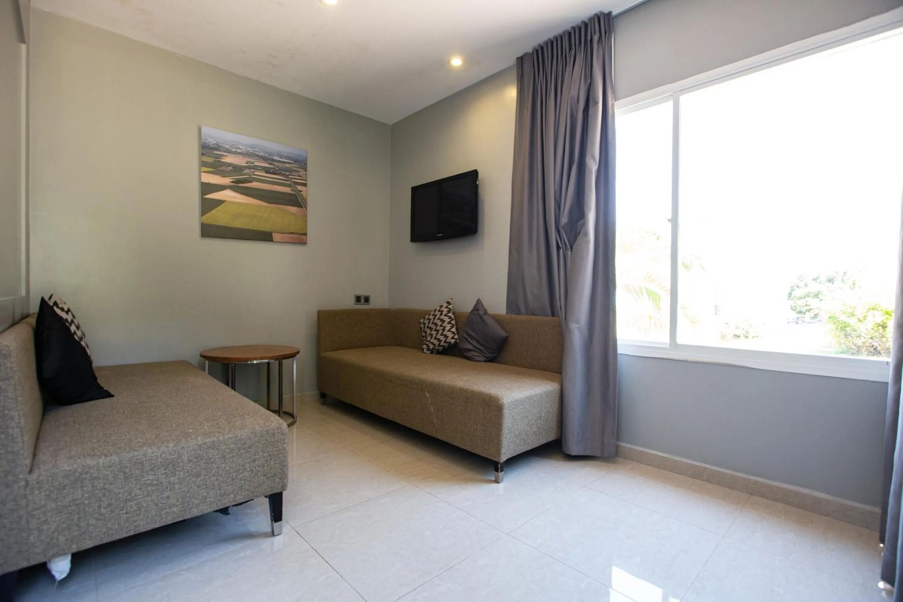 Seating area in Daria- Authentic Israeli Experience