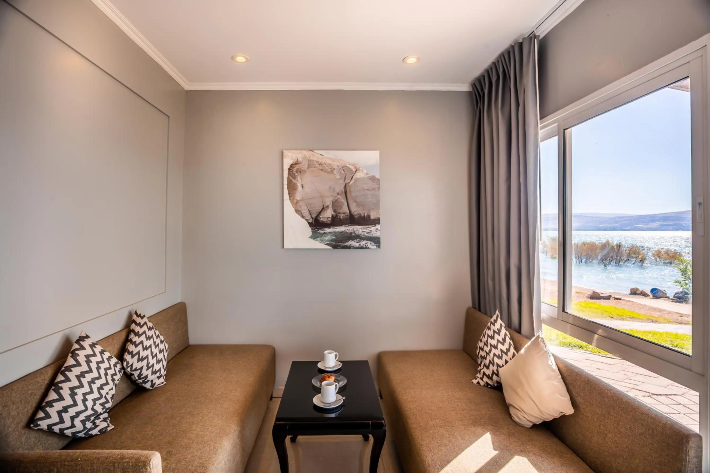 Living room in Daria- Authentic Israeli Experience