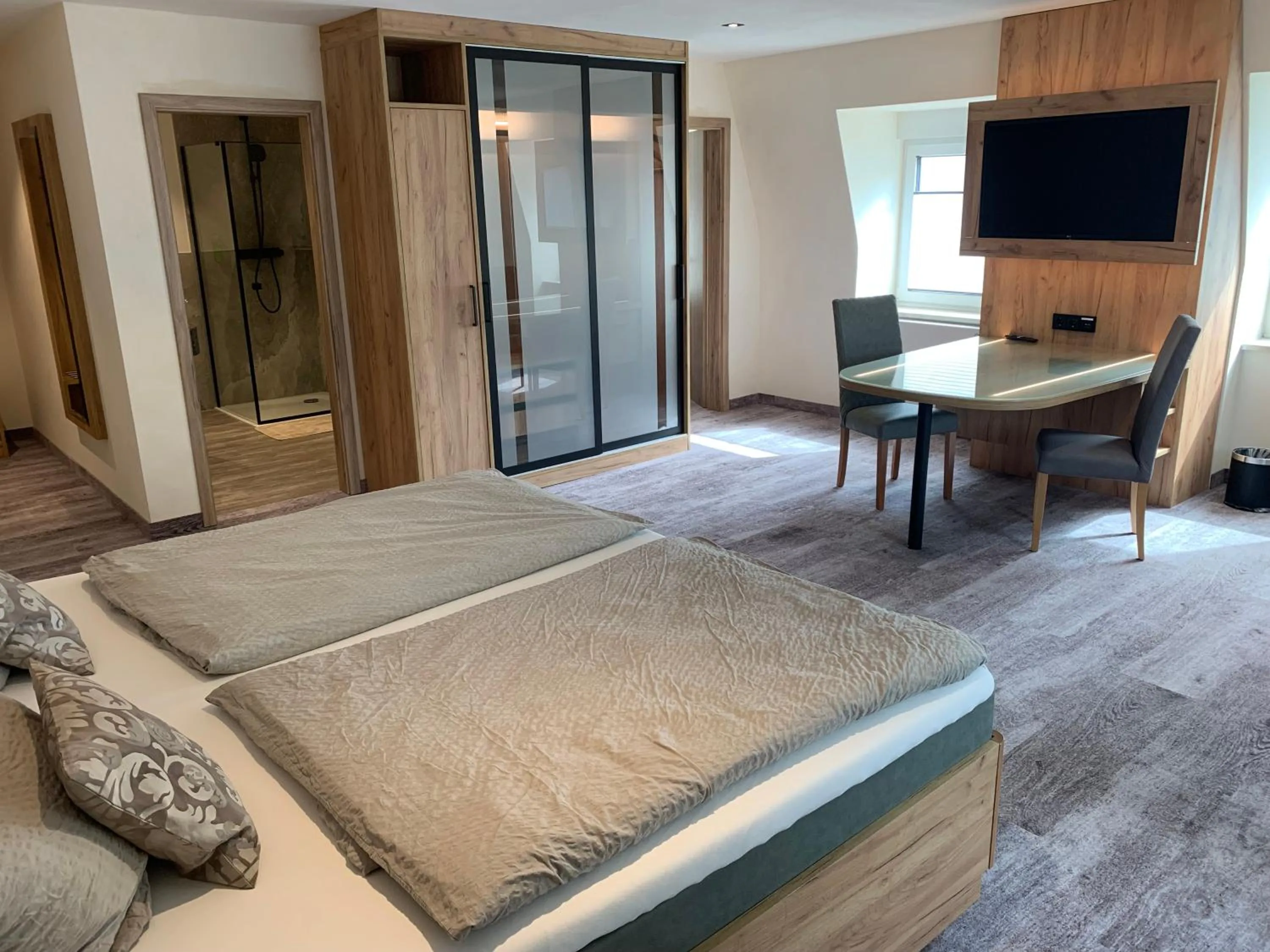 Bed in Hotel Heideparadies