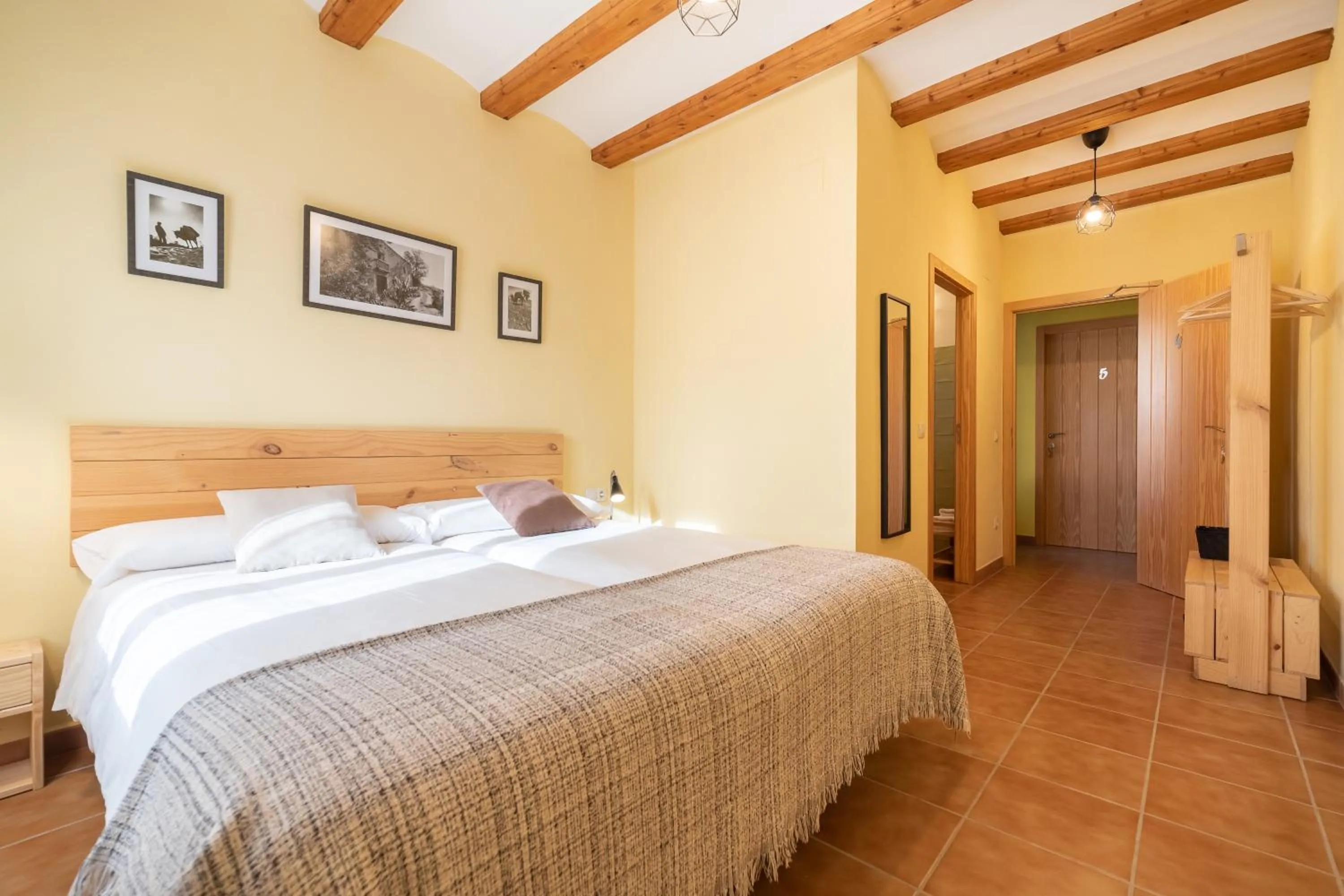 Bed in Pou De Beca Allotjaments i agroturisme