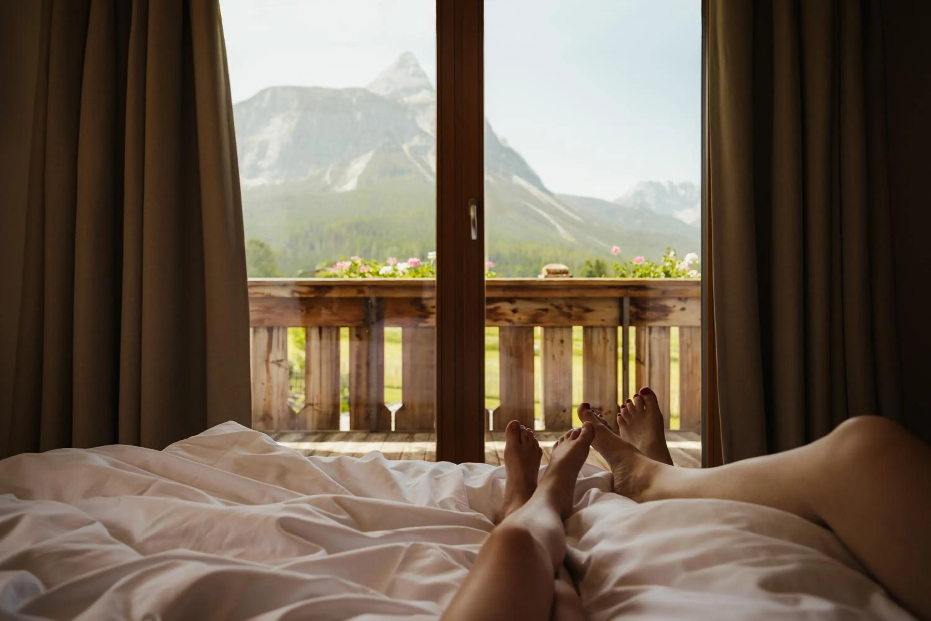 Bed in Hotel Spielmann