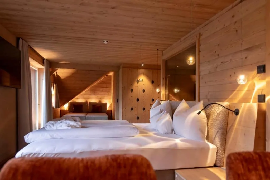 Bed in Hotel Spielmann