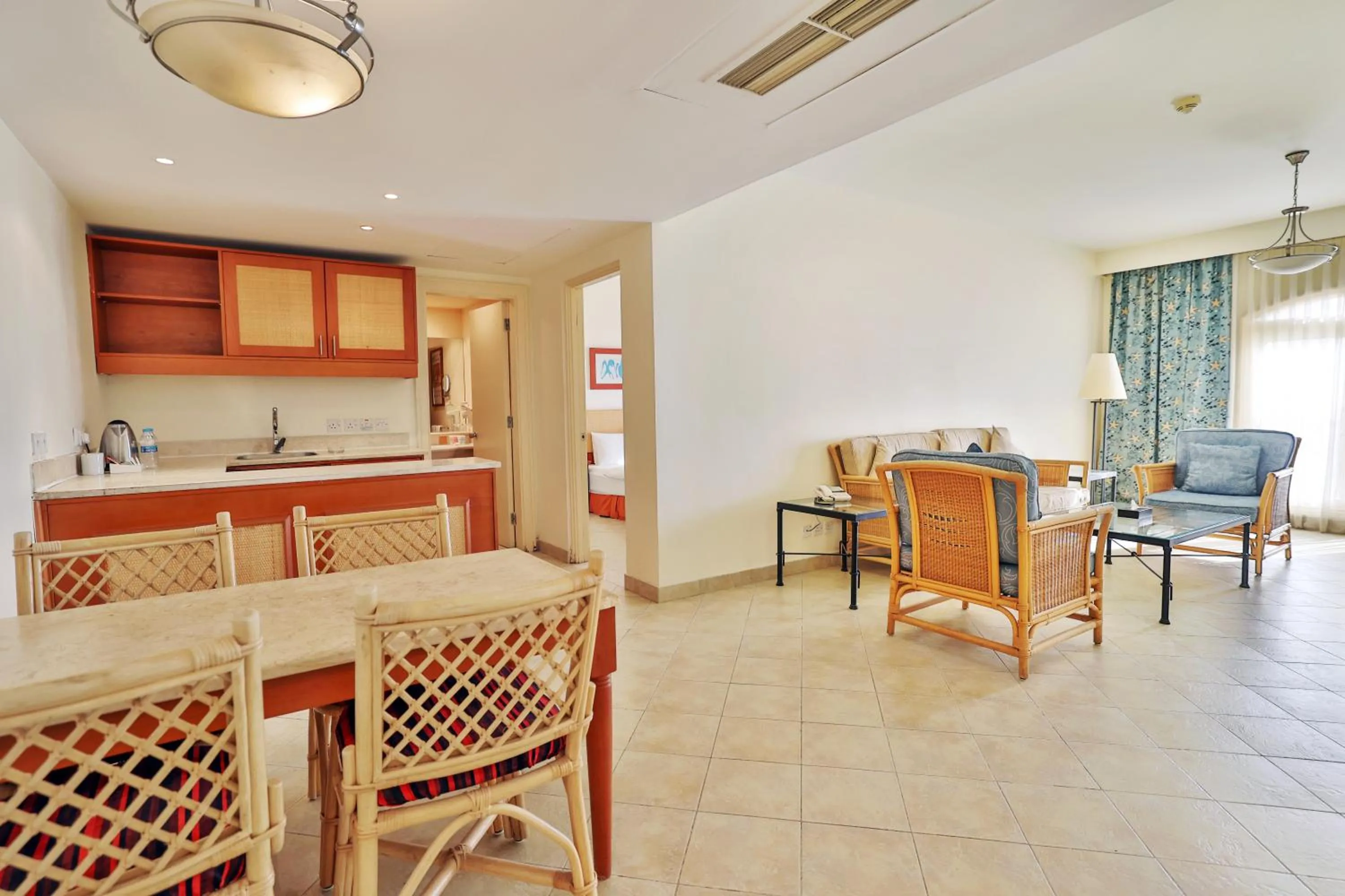 Living room in Marina Plaza Hotel, Tala Bay