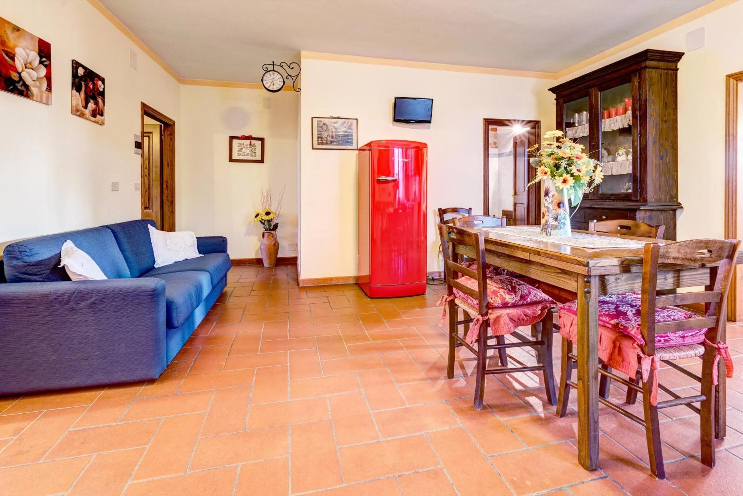 Communal kitchen in Fattoria Le Giare Agriturismo