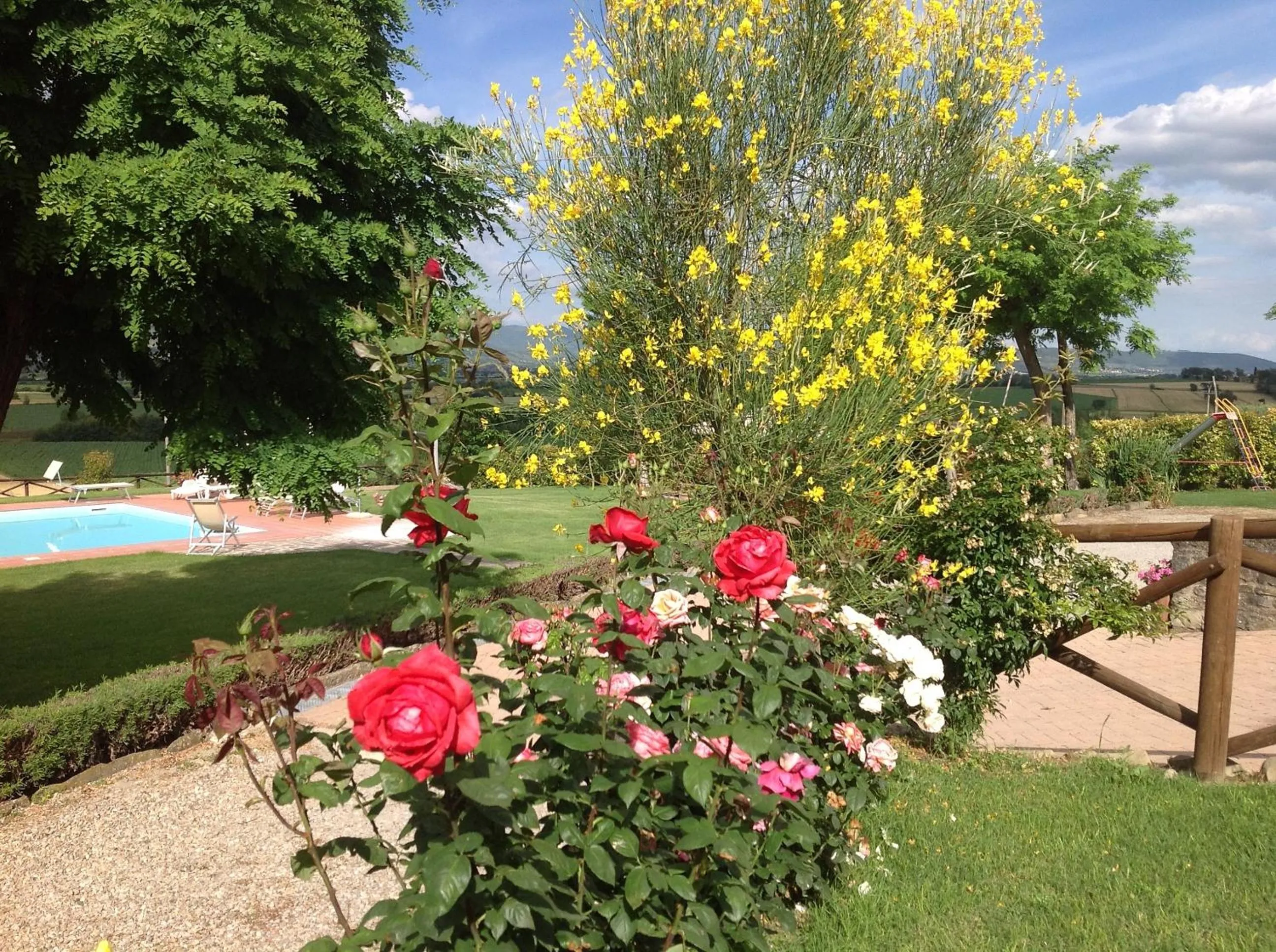 Garden in Fattoria Le Giare Agriturismo