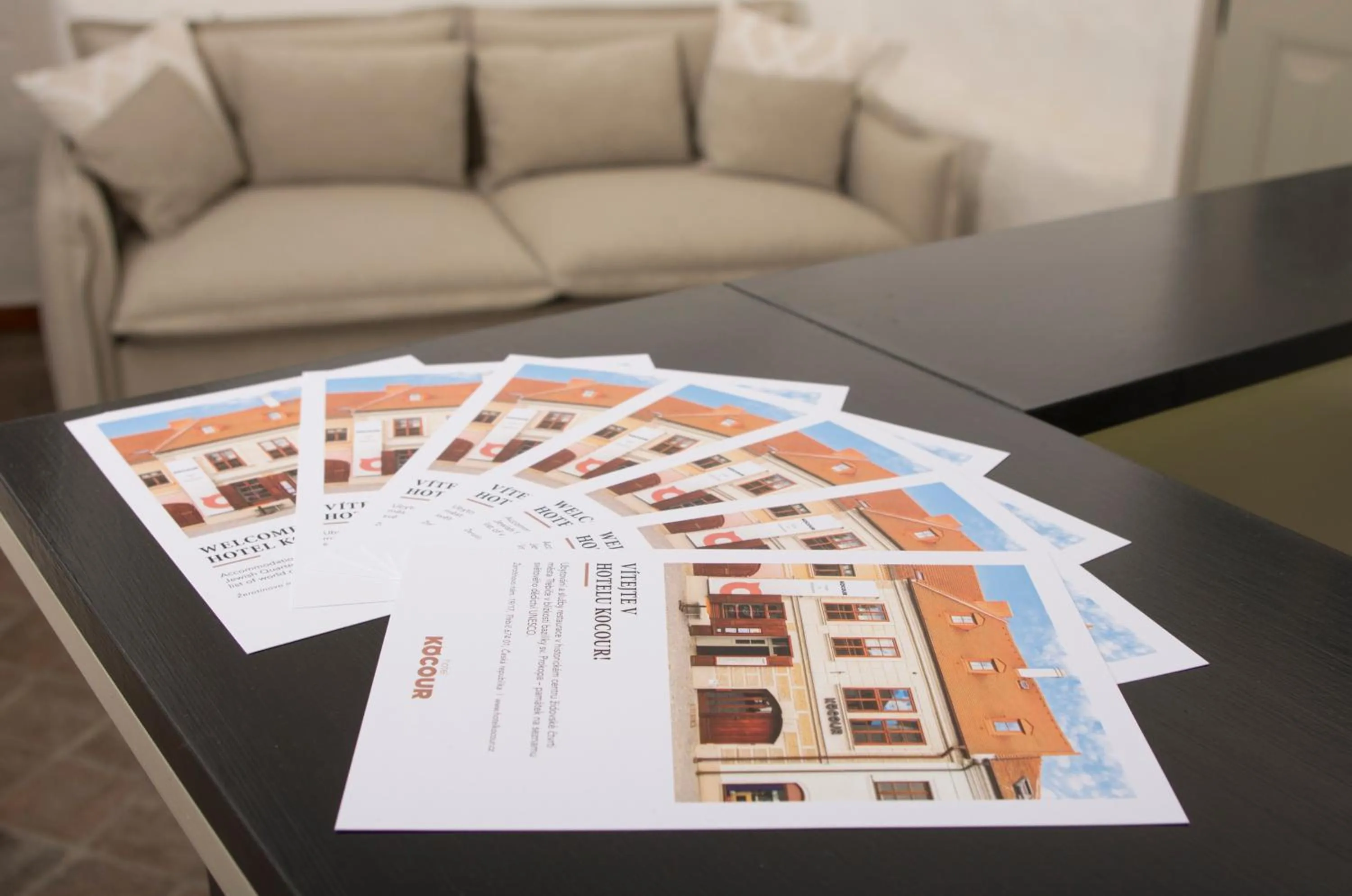 Lobby or reception in Hotel Kocour