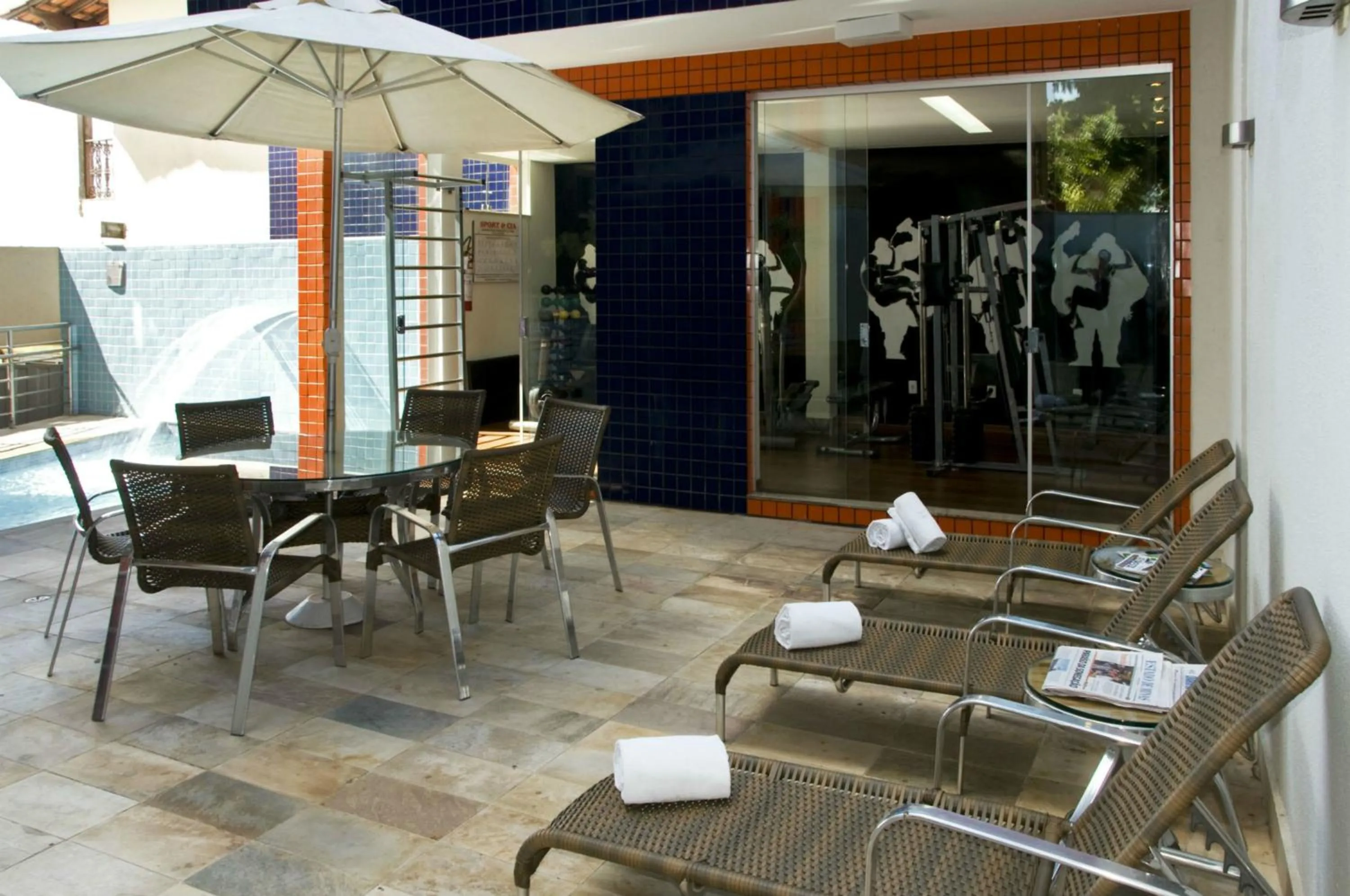 Swimming pool in Pampulha Lieu Hotel