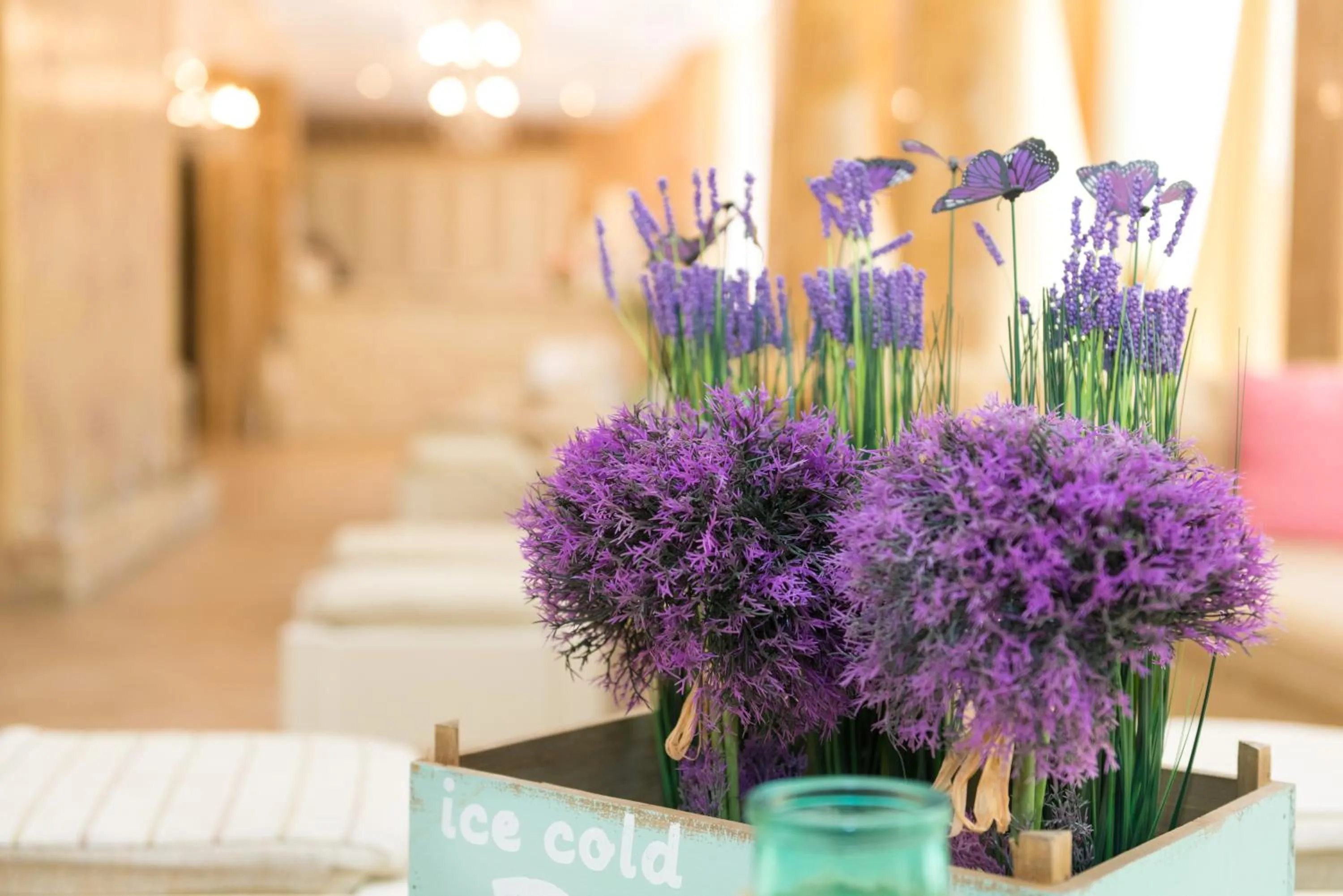 Decorative detail, Bed in Dawn Park Complex