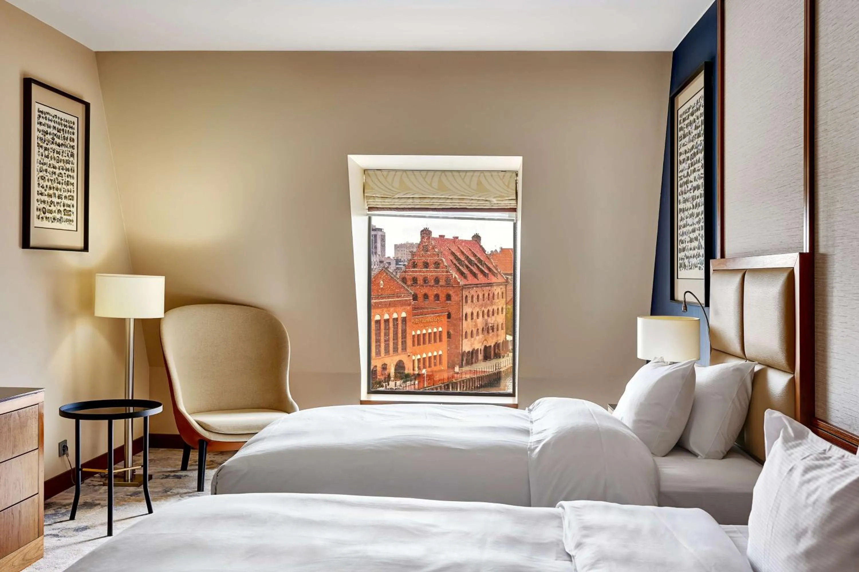 Bed in Hilton Gdansk