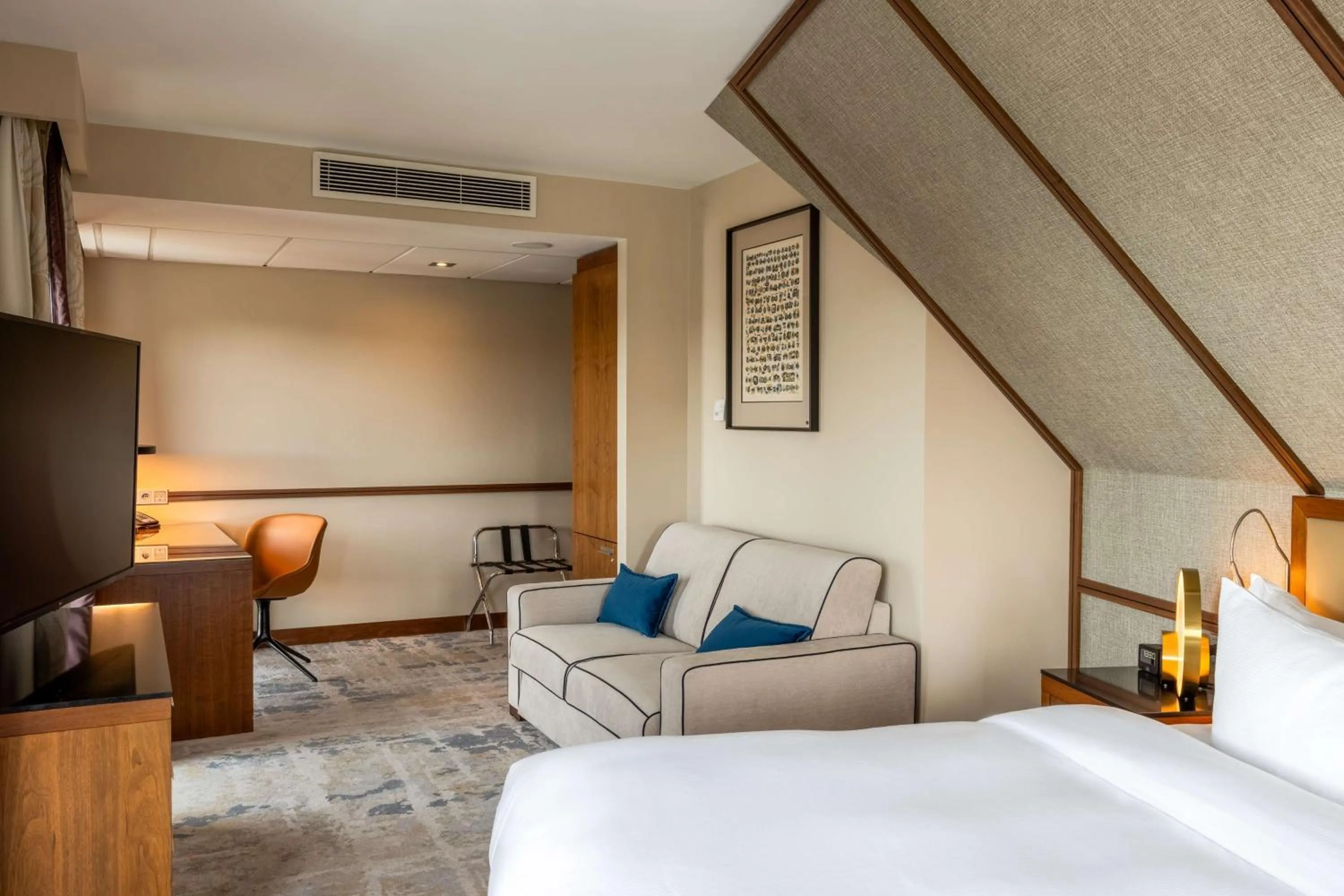 Bed in Hilton Gdansk