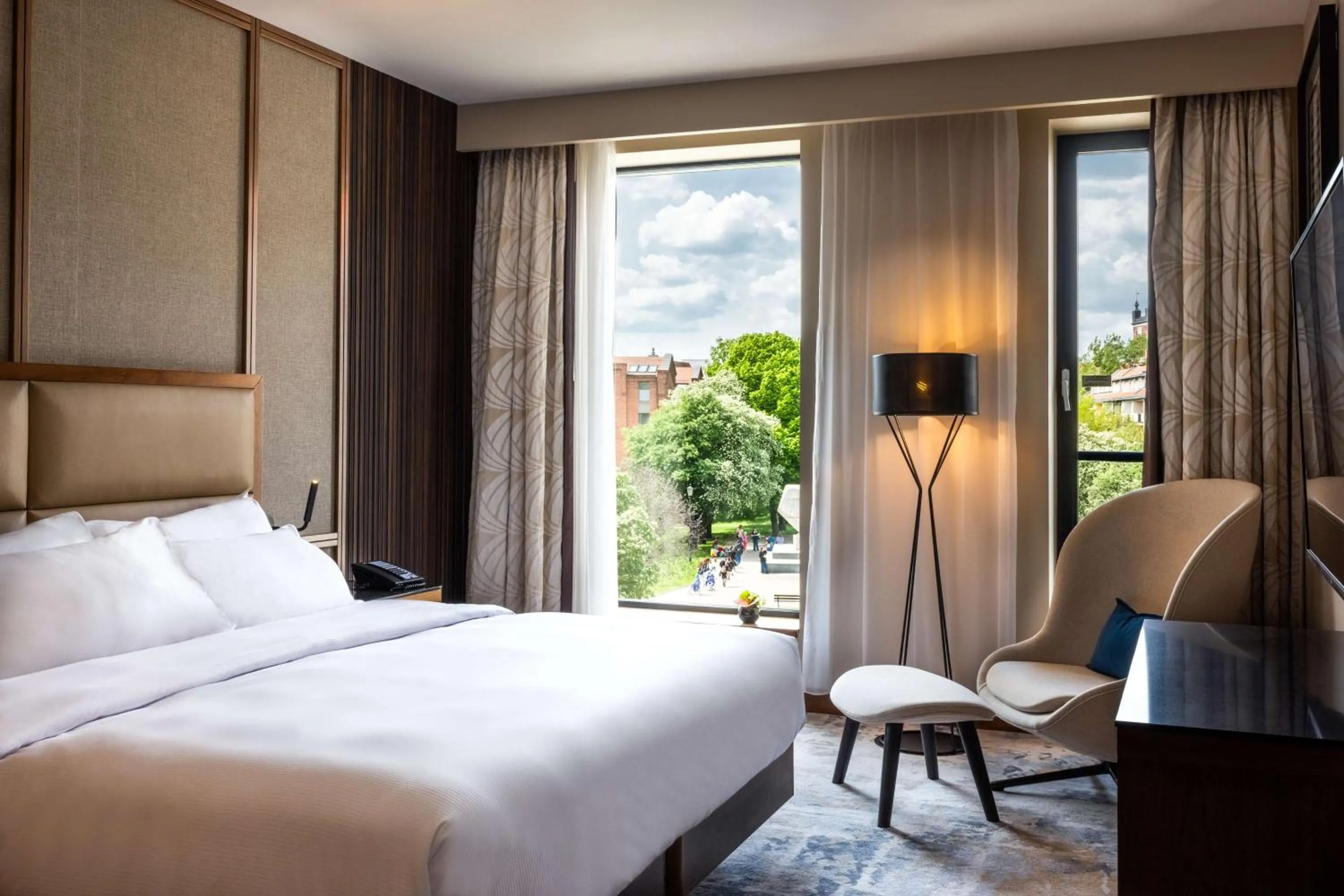 Bed in Hilton Gdansk