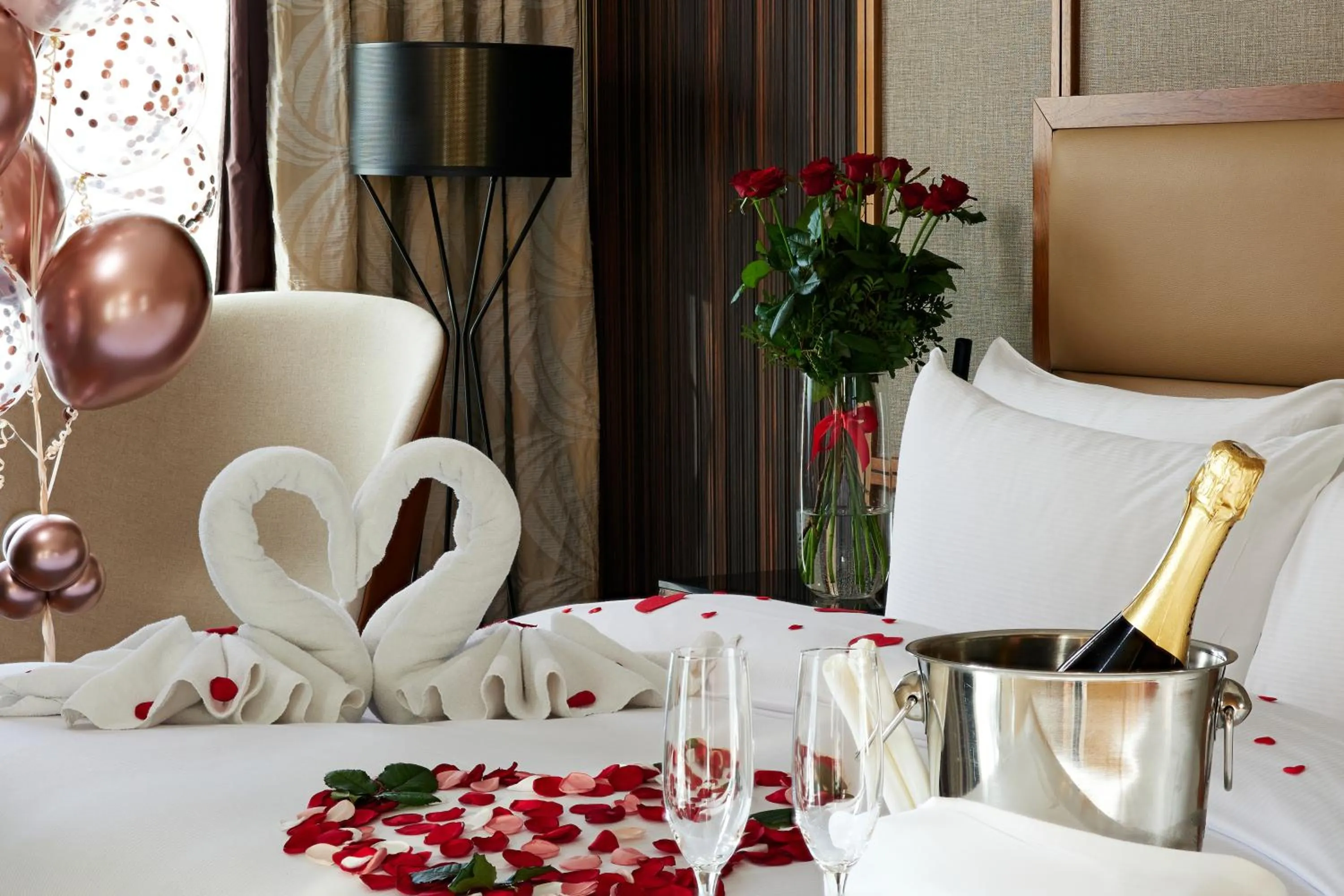 View (from property/room), Bed in Hilton Gdansk