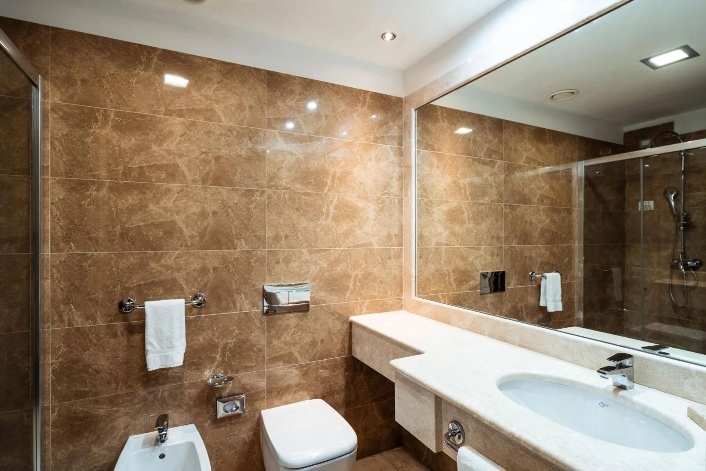 Bathroom in Delta Hotels by Marriott Olbia Sardinia