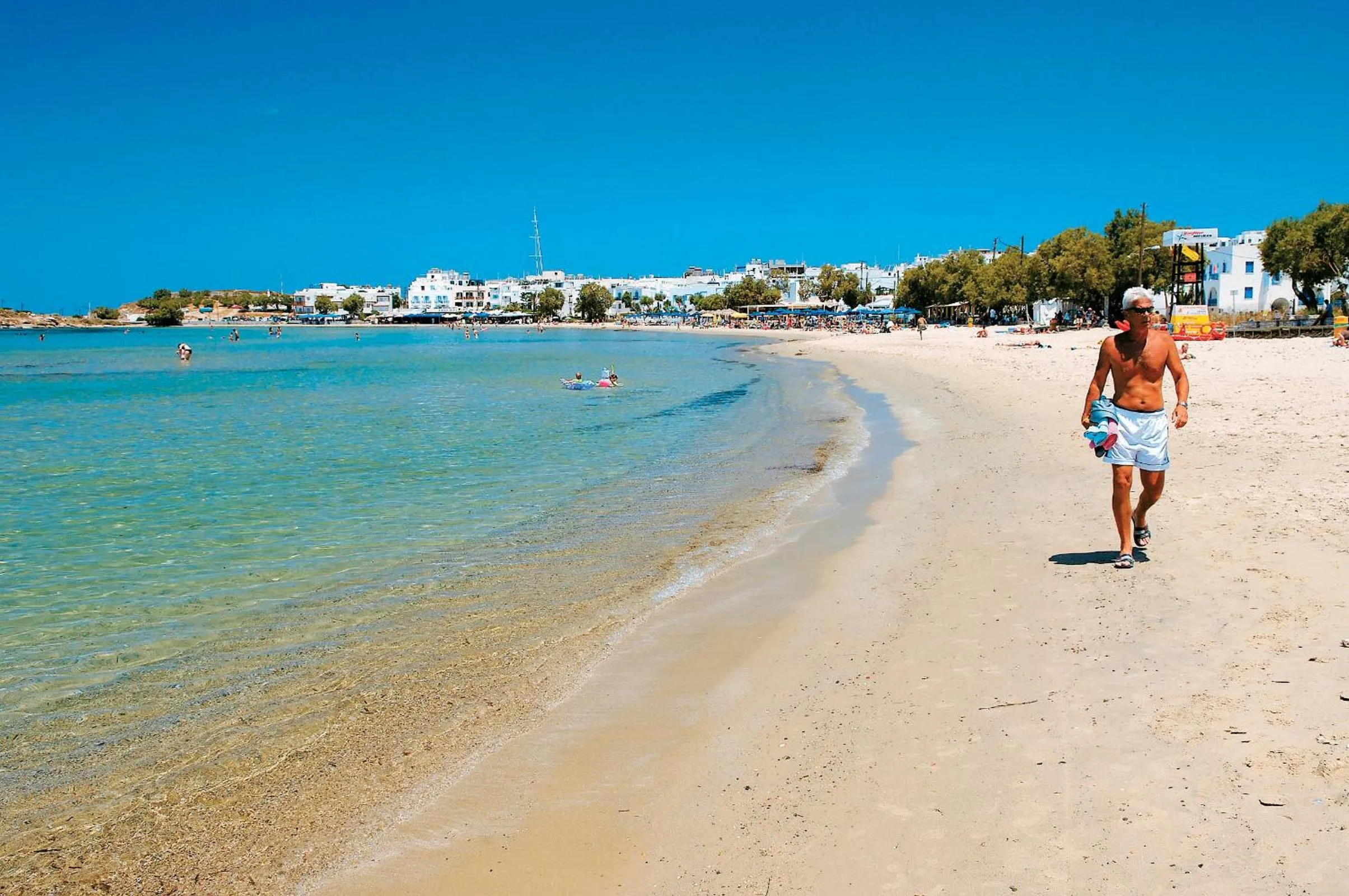 Beach in Naxos Evilion Luxury Apartments & Suites