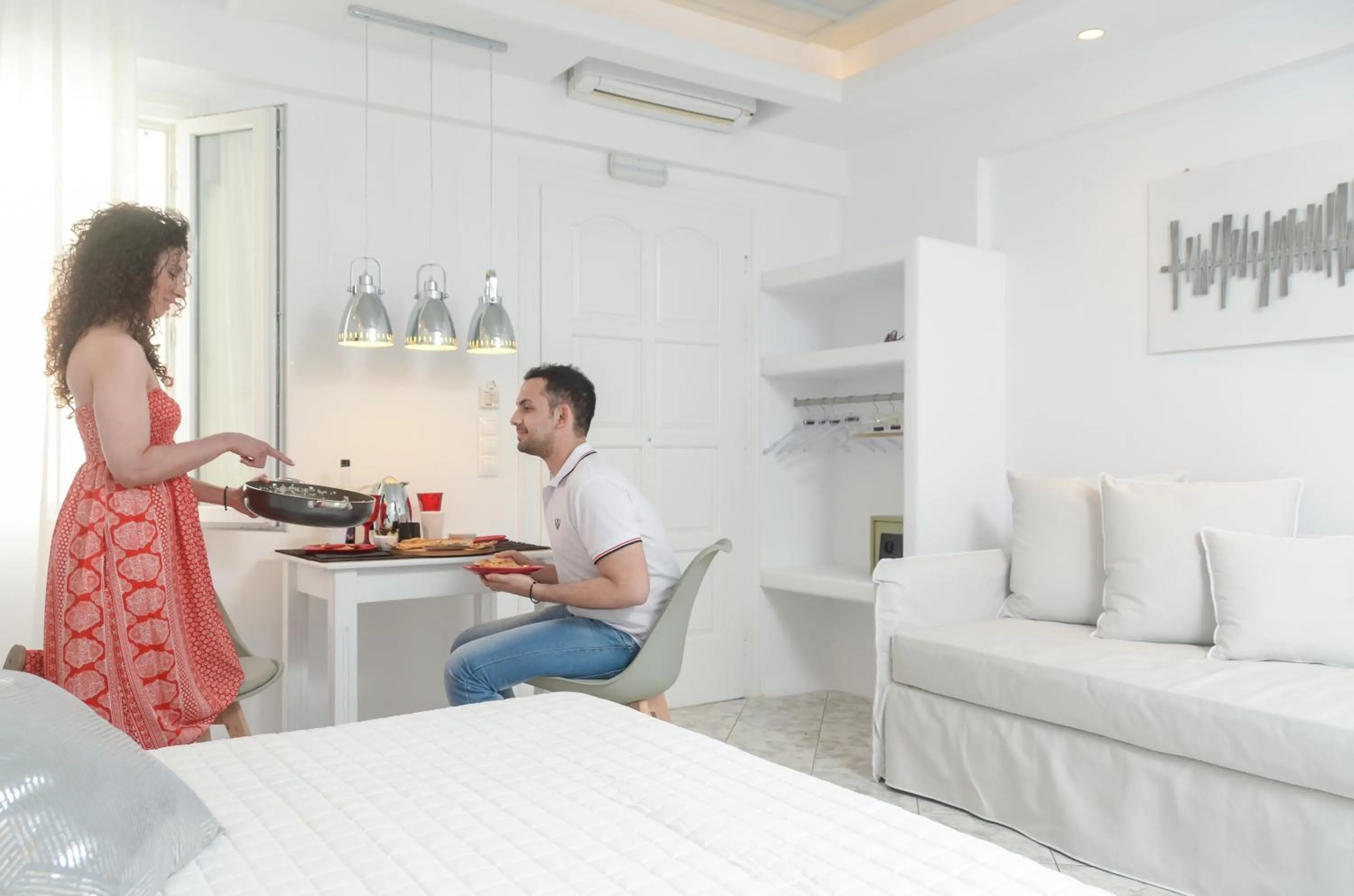 Decorative detail in Naxos Evilion Luxury Apartments & Suites