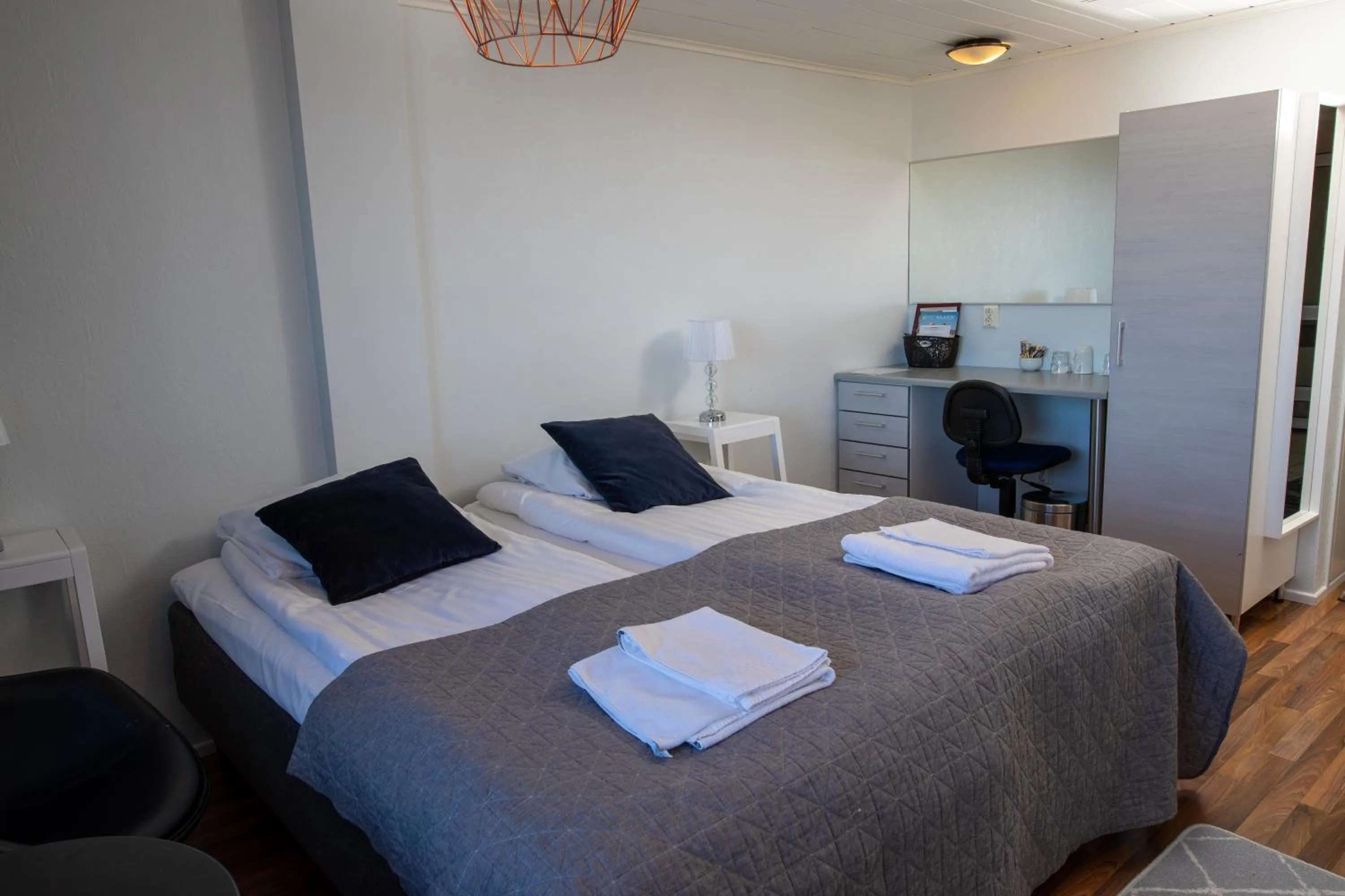 Bed in Hotel Lokkilinna