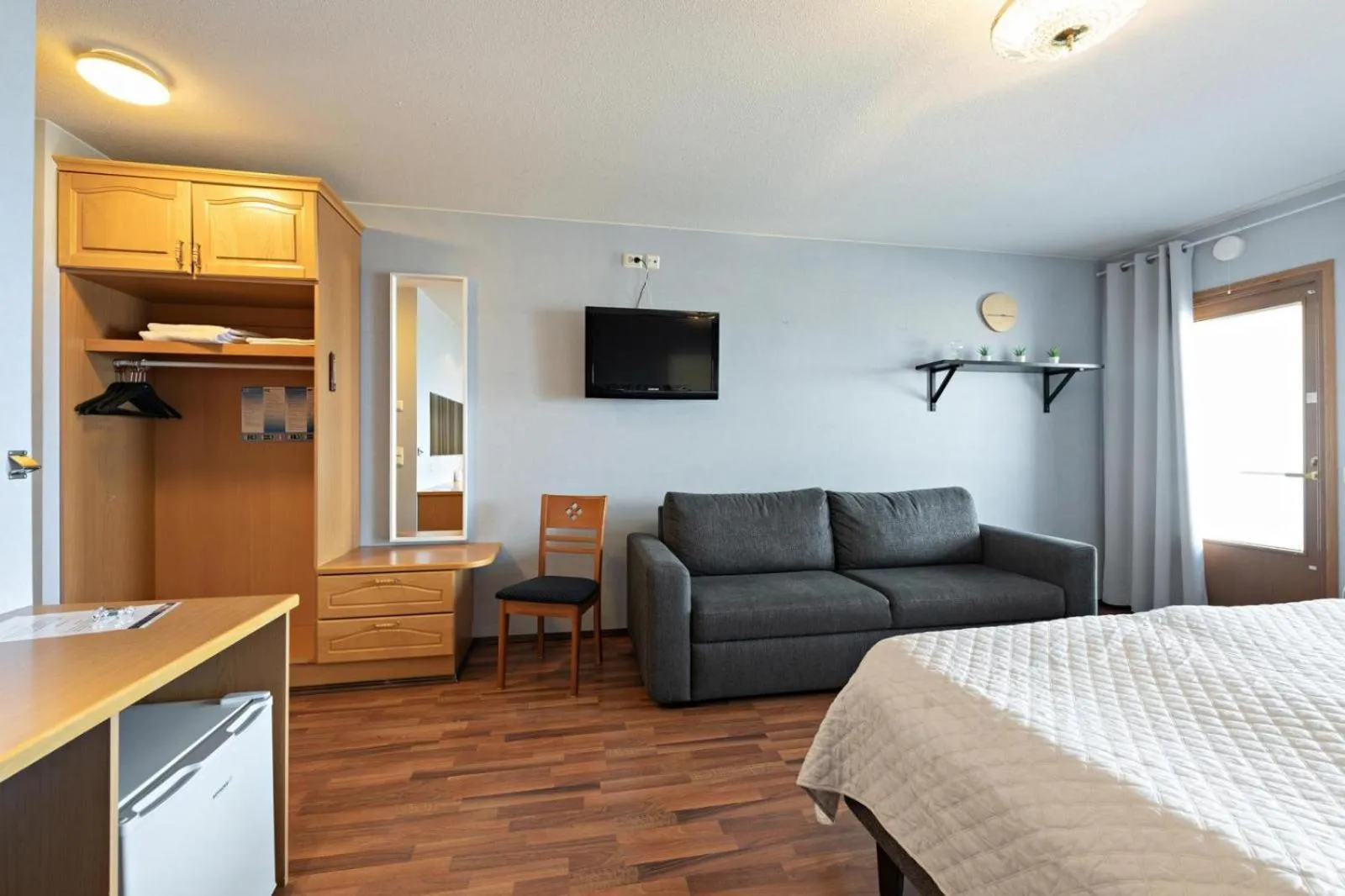 Bed in Hotel Lokkilinna