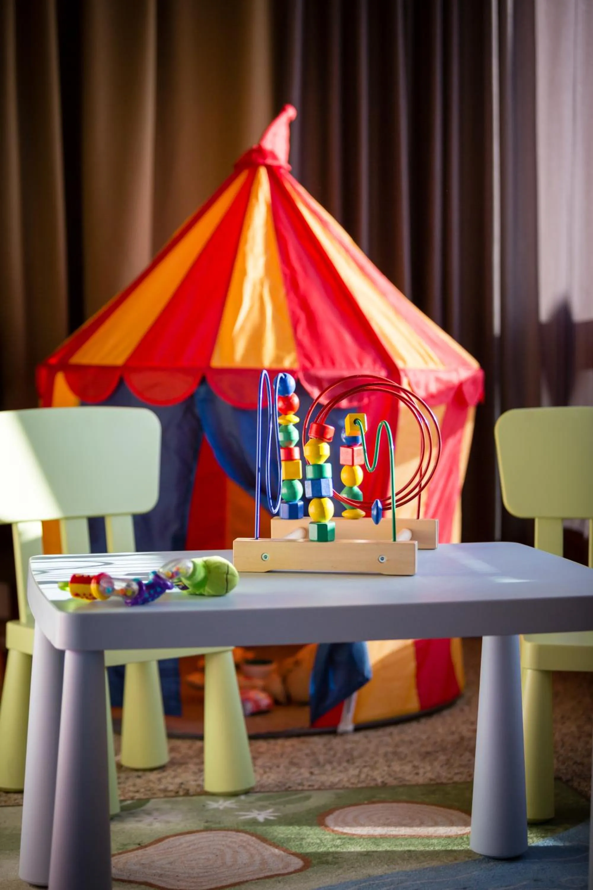 Children play ground in Hotel Lokkilinna
