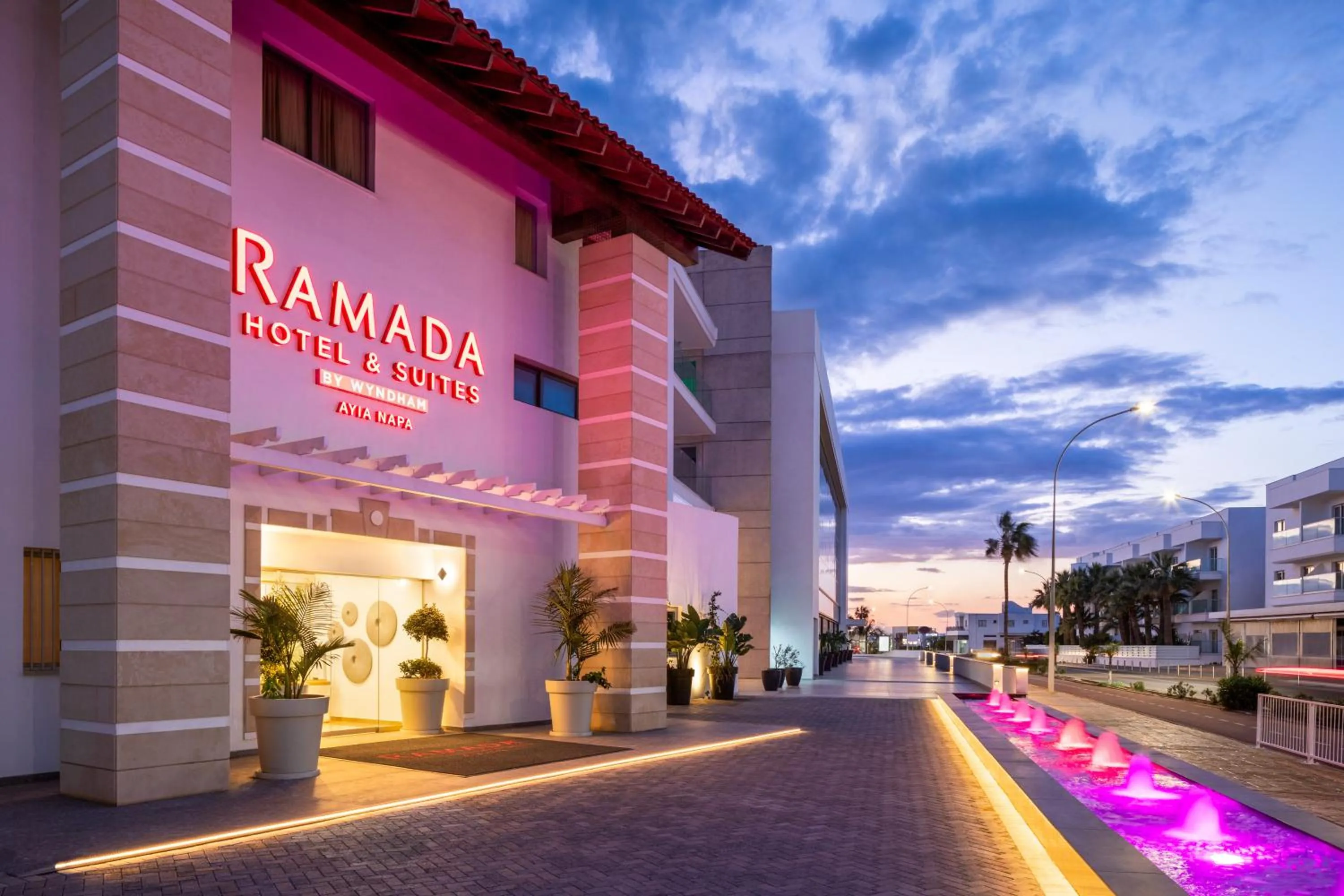 Facade/entrance in Ramada Hotel & Suites by Wyndham Ayia Napa