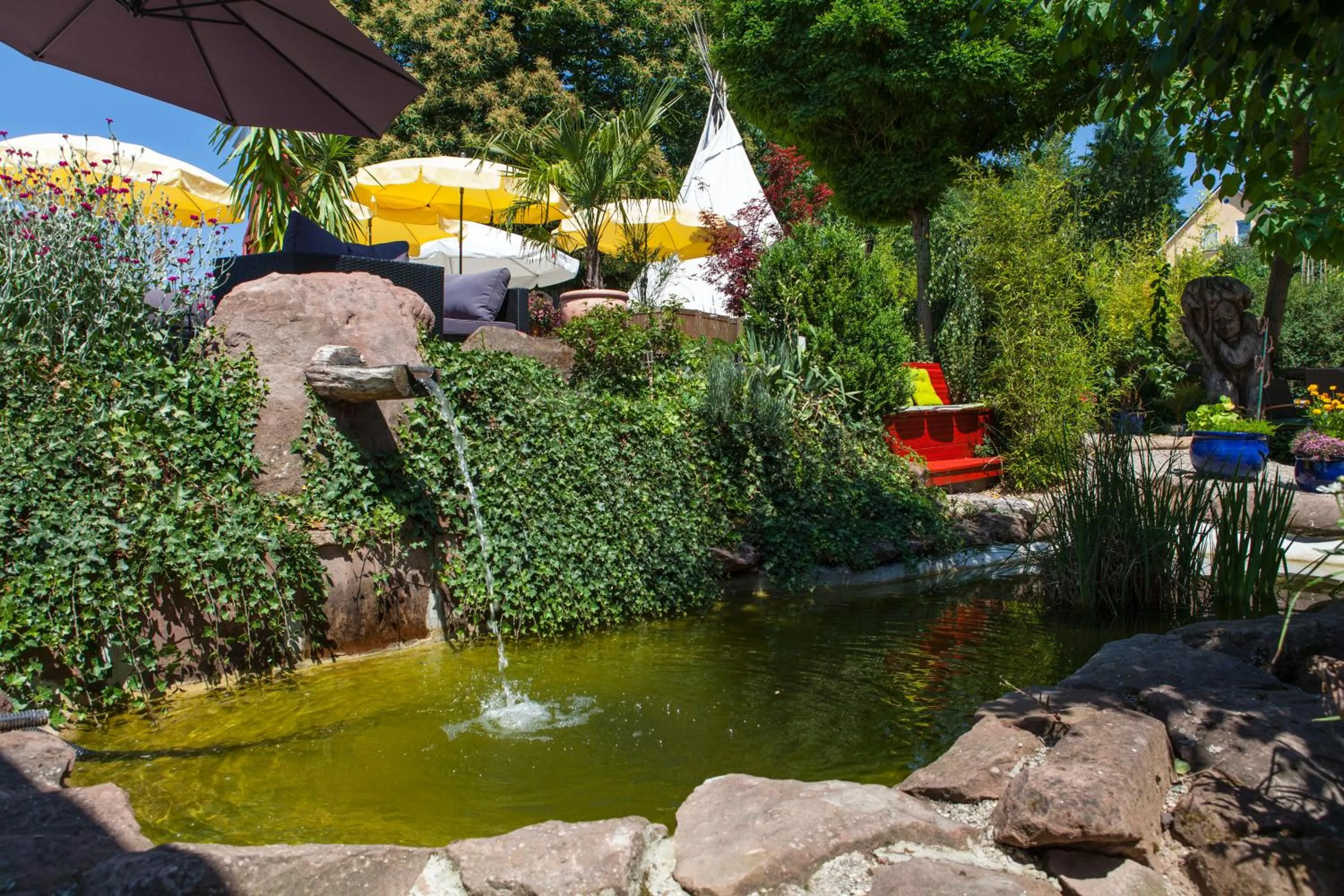 Garden in Longhorn Ranch Countryhotel - Garni