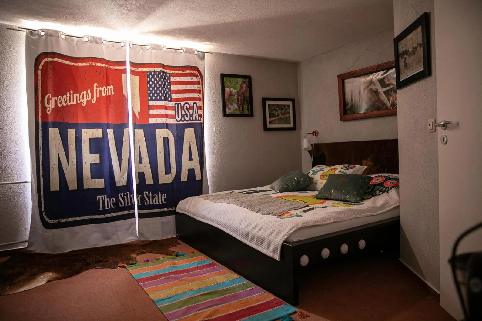 Bed in Longhorn Ranch Countryhotel - Garni