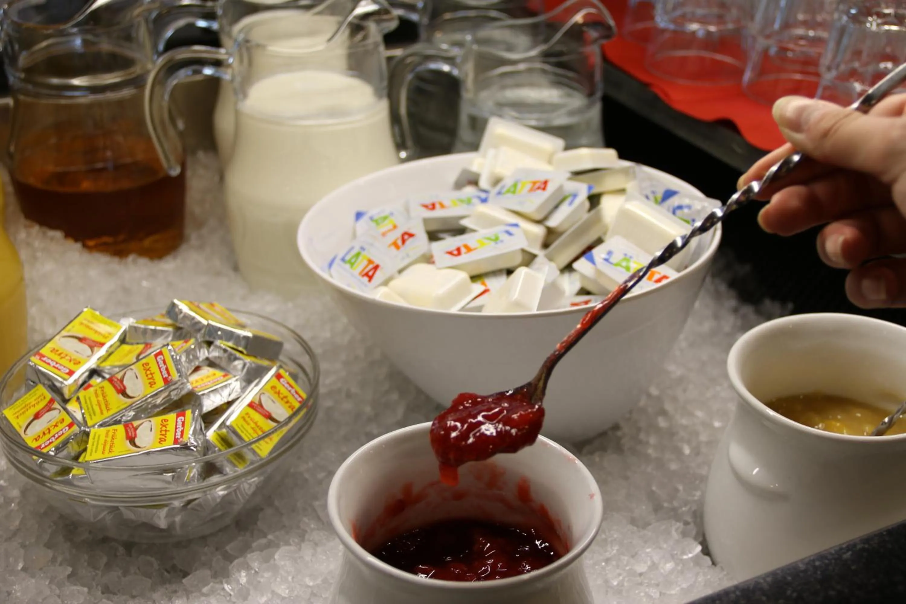 Food close-up in Richemont Hotel