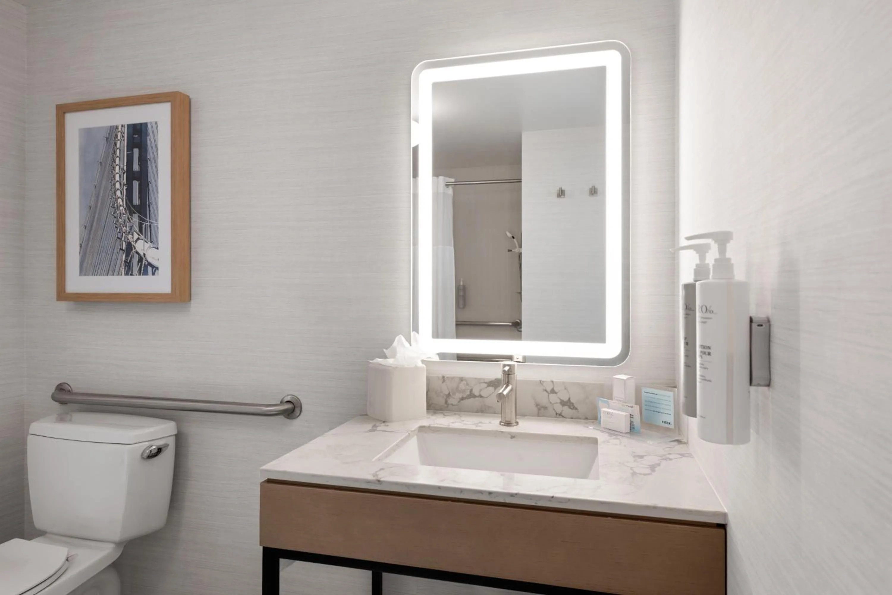 Bathroom in Hampton Inn & Suites Oakland Airport-Alameda