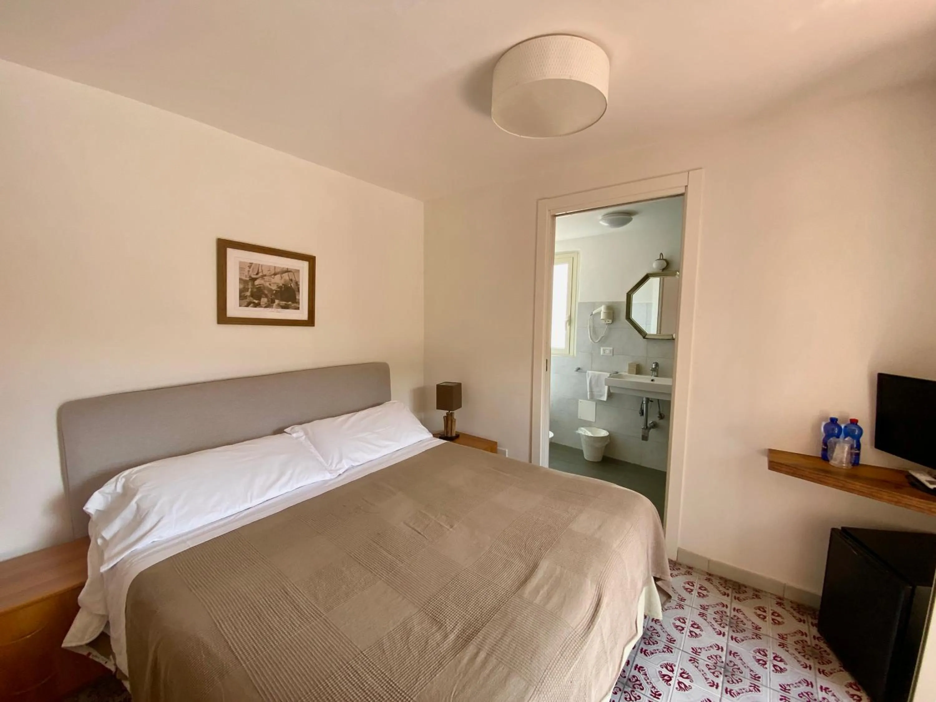 Bed in Hotel Villino Gallodoro