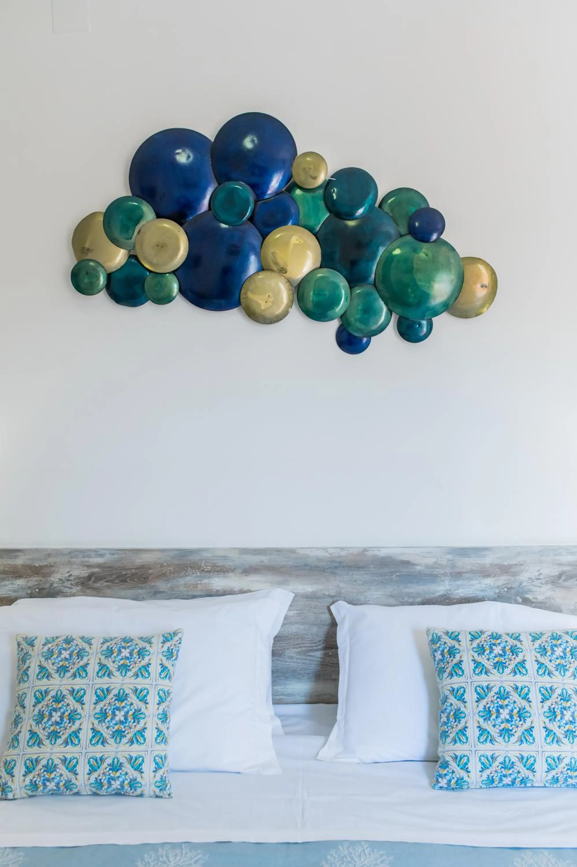 Decorative detail, Bed in Hotel Villino Gallodoro