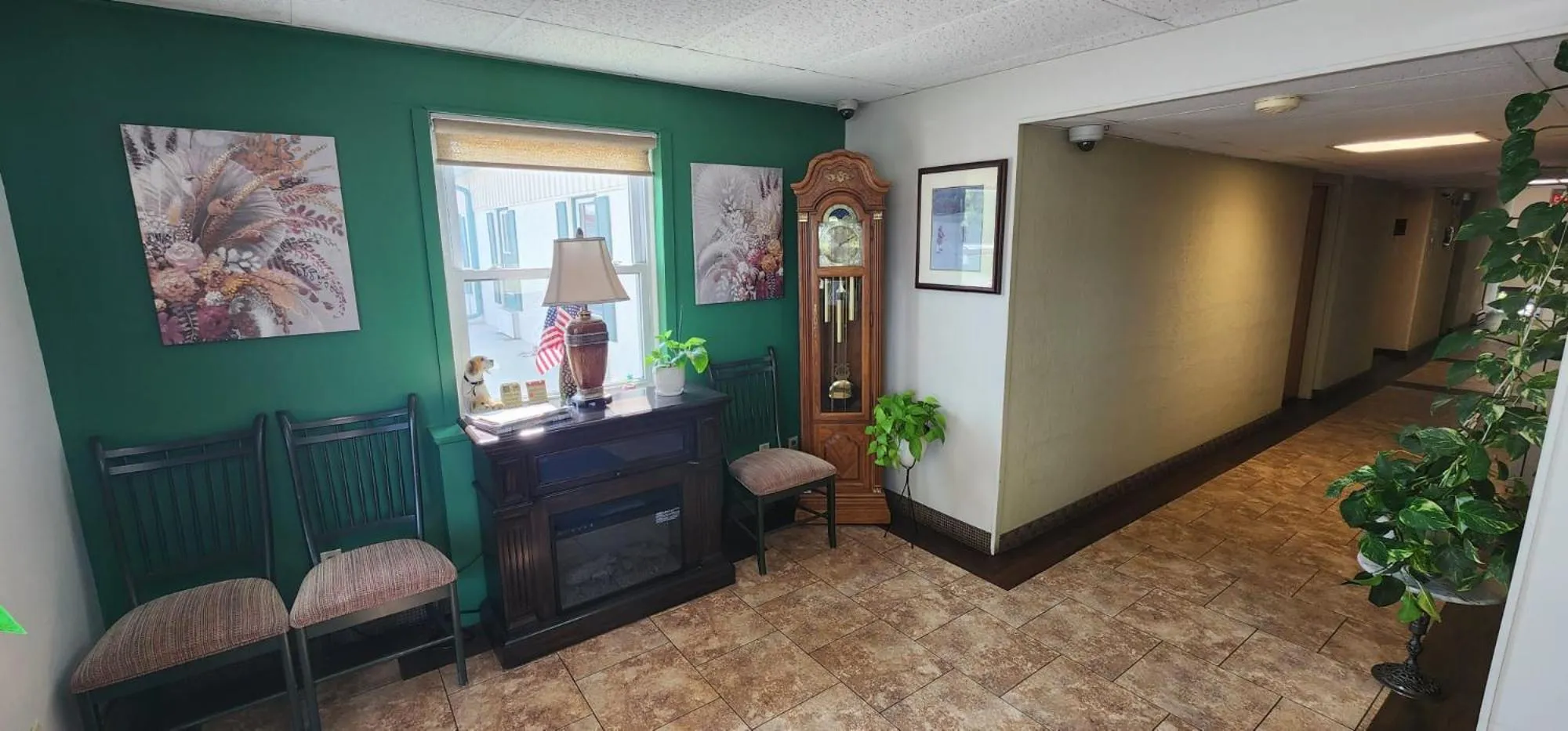 Lobby or reception in Lantern Motel