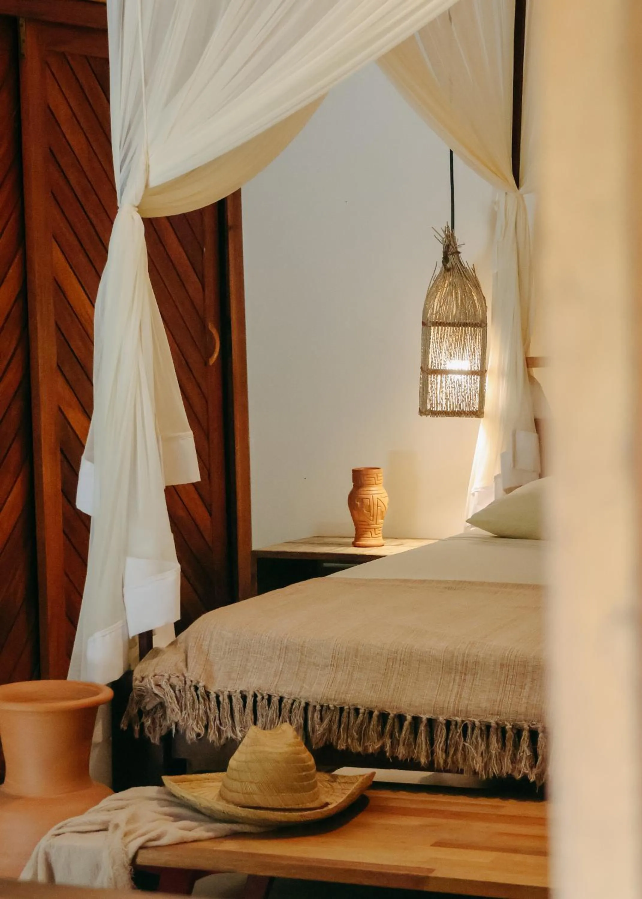 Bed in Na Villa dos Algodões