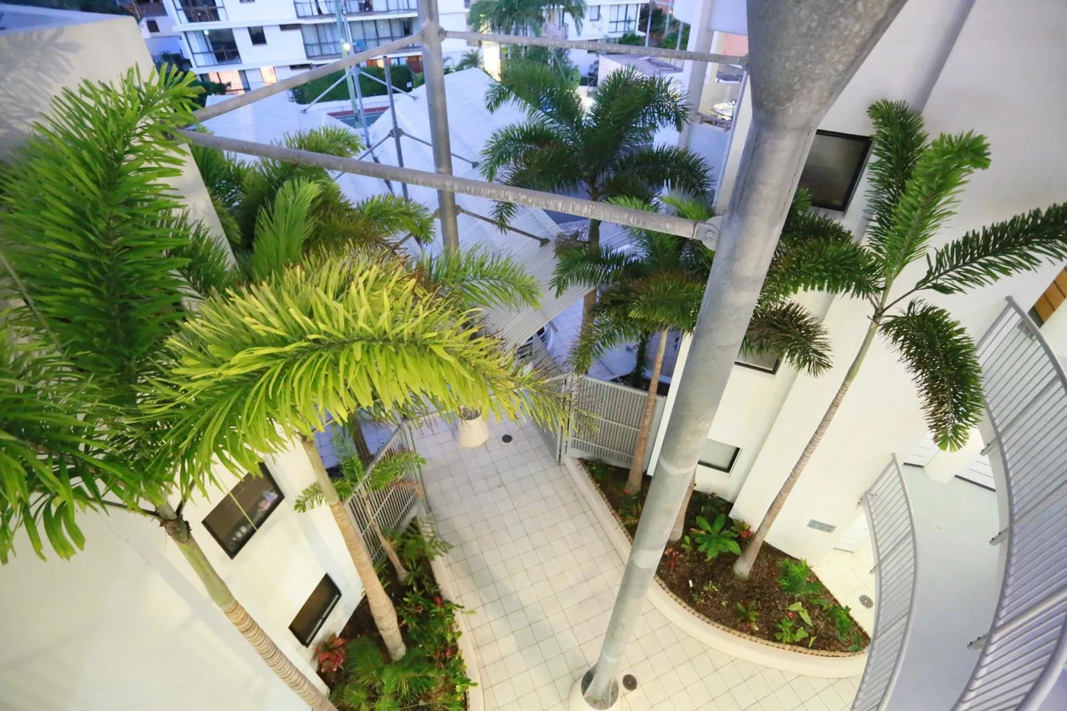 Bird's eye view in Beach Club Resort Mooloolaba