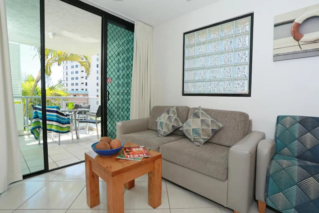 Living room in Beach Club Resort Mooloolaba