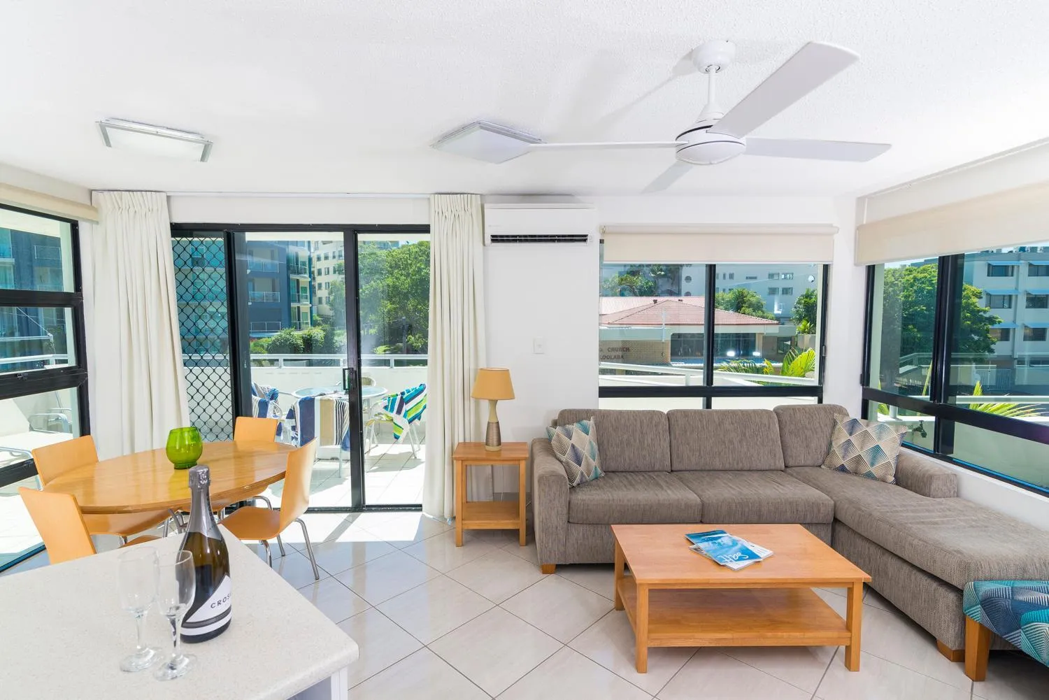 Living room in Beach Club Resort Mooloolaba