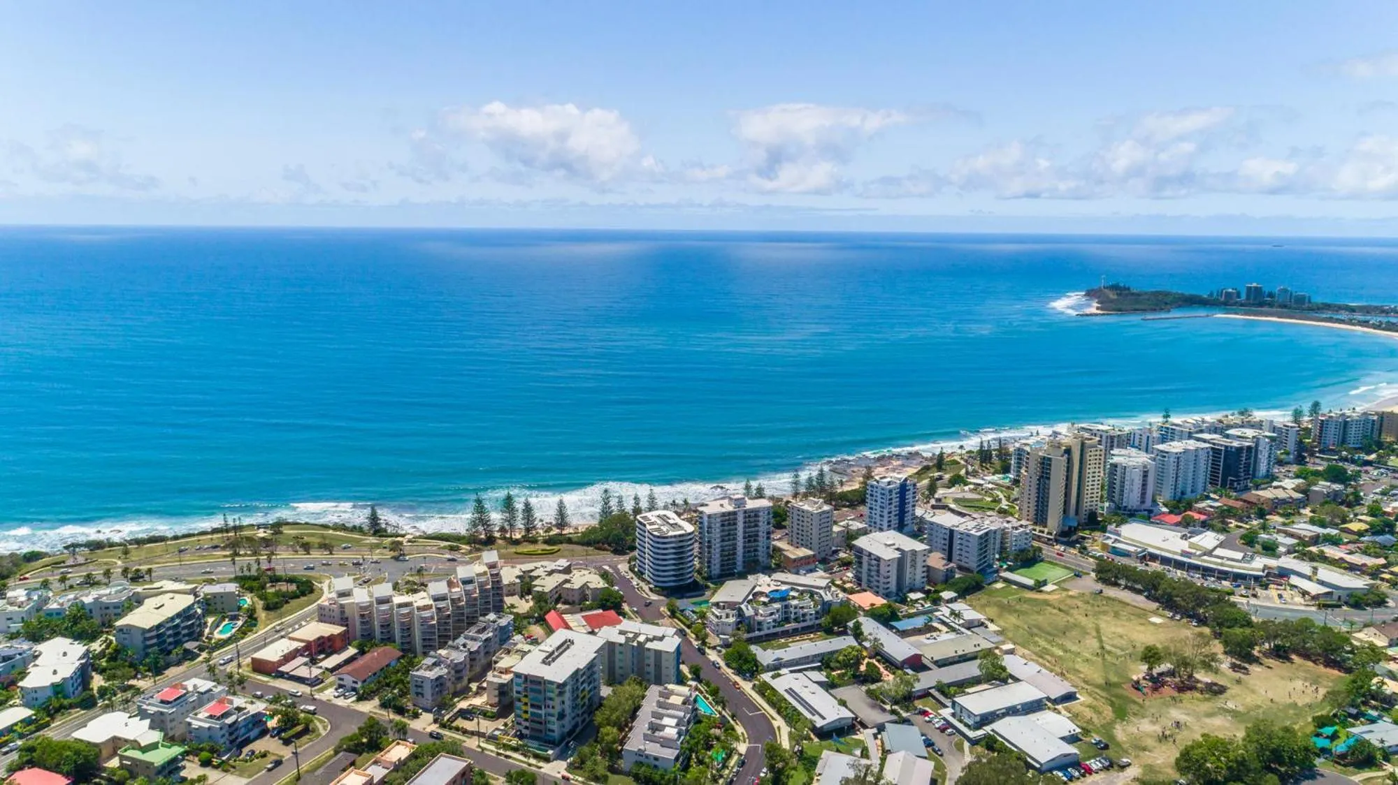 Bird's eye view in Beach Club Resort Mooloolaba