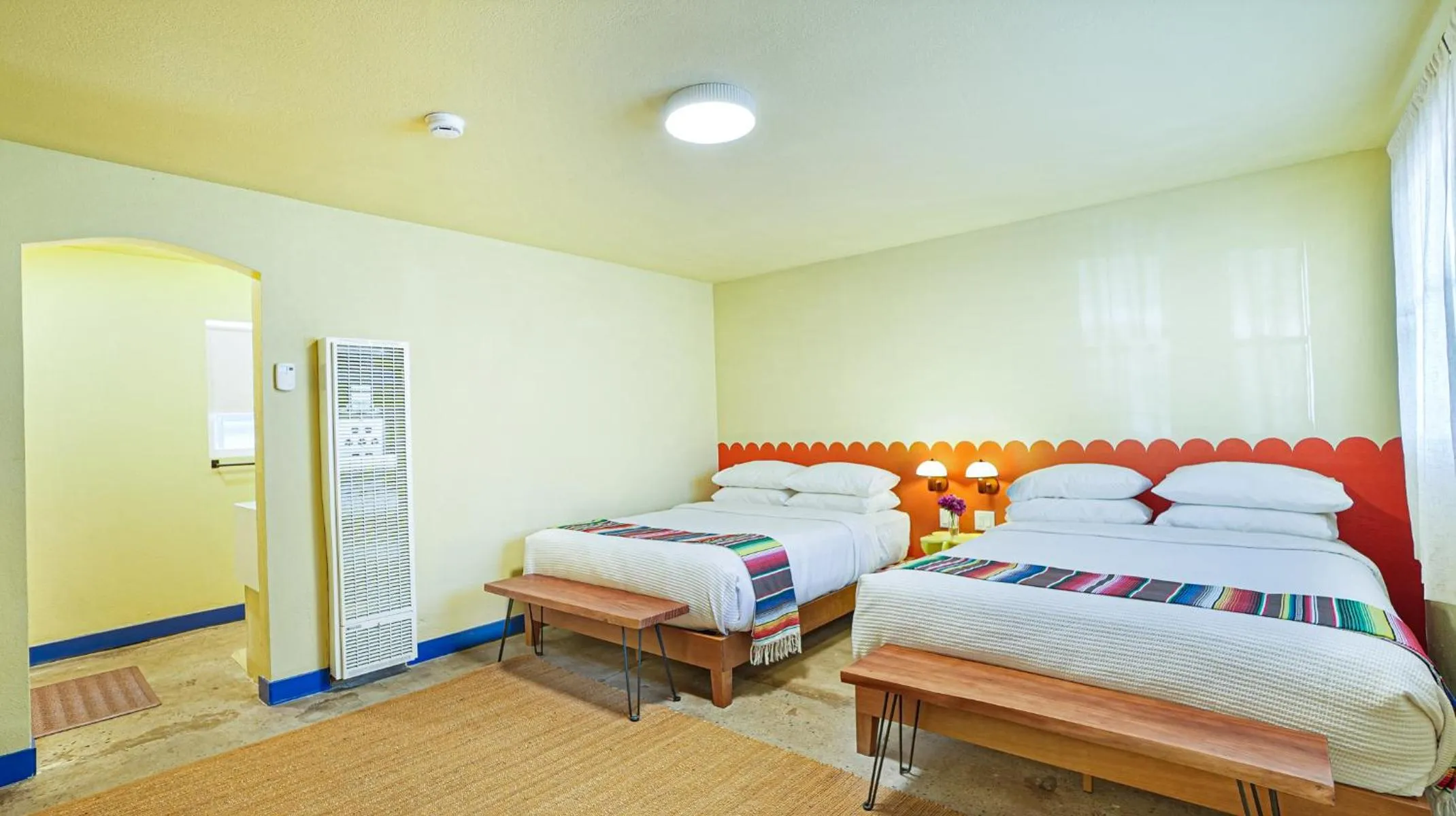 Bed in The Siesta Motel