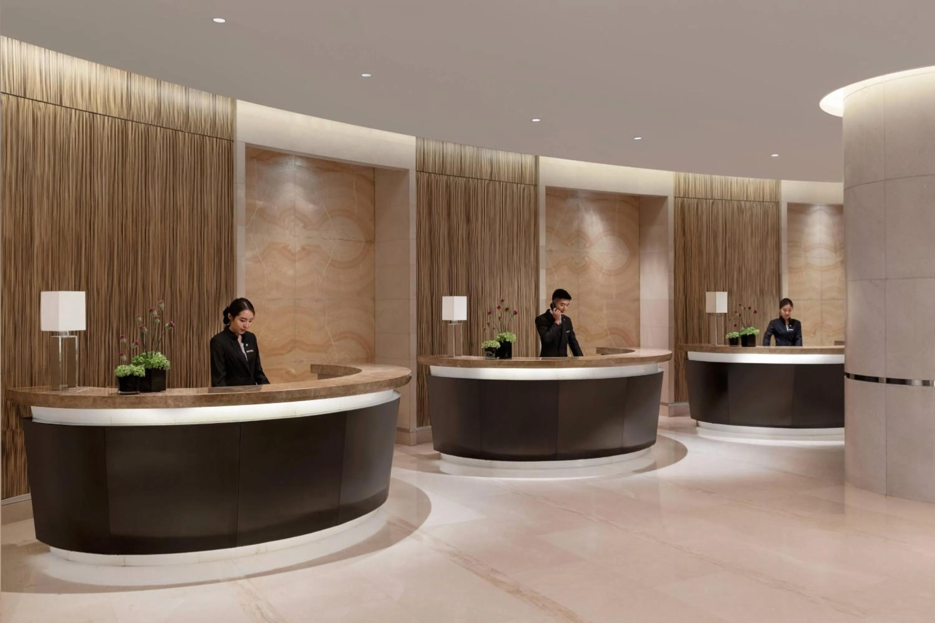 Lobby or reception in JW Marriott Hotel Beijing