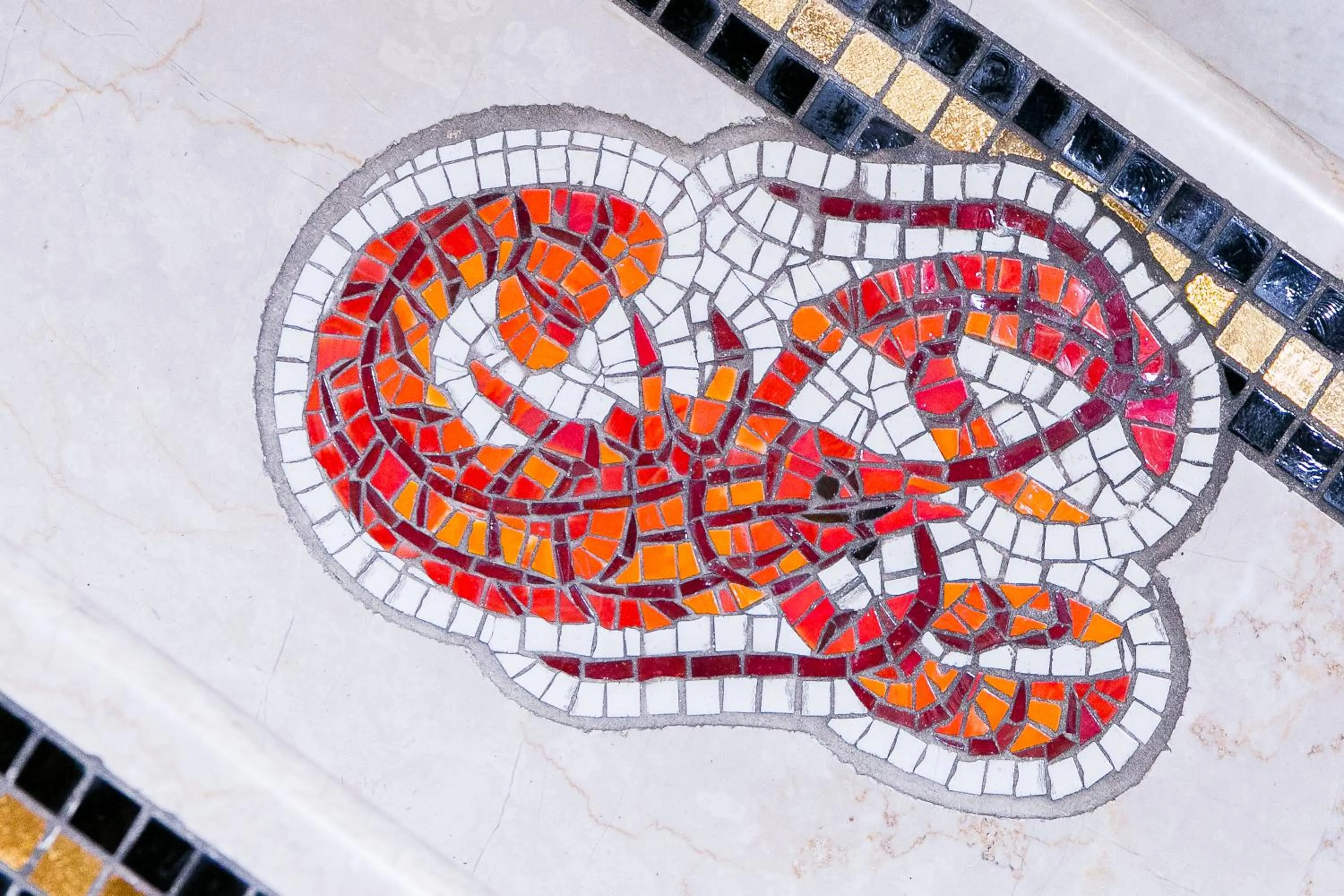 Decorative detail in Hotel Celio